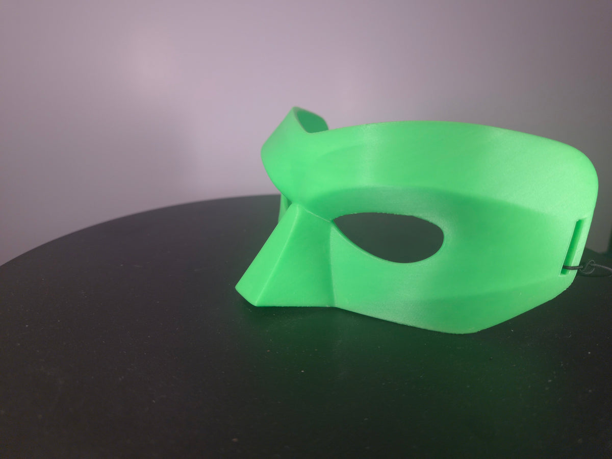 Glow in the Dark Lantern Masks - 3D Printed Cosplay Mask w Elastic Strap - 5 Designs!
