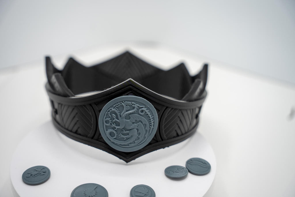 Rhaenyra Targaryen / Viserys Crown Kit - High Detail Resin Printed Crests !