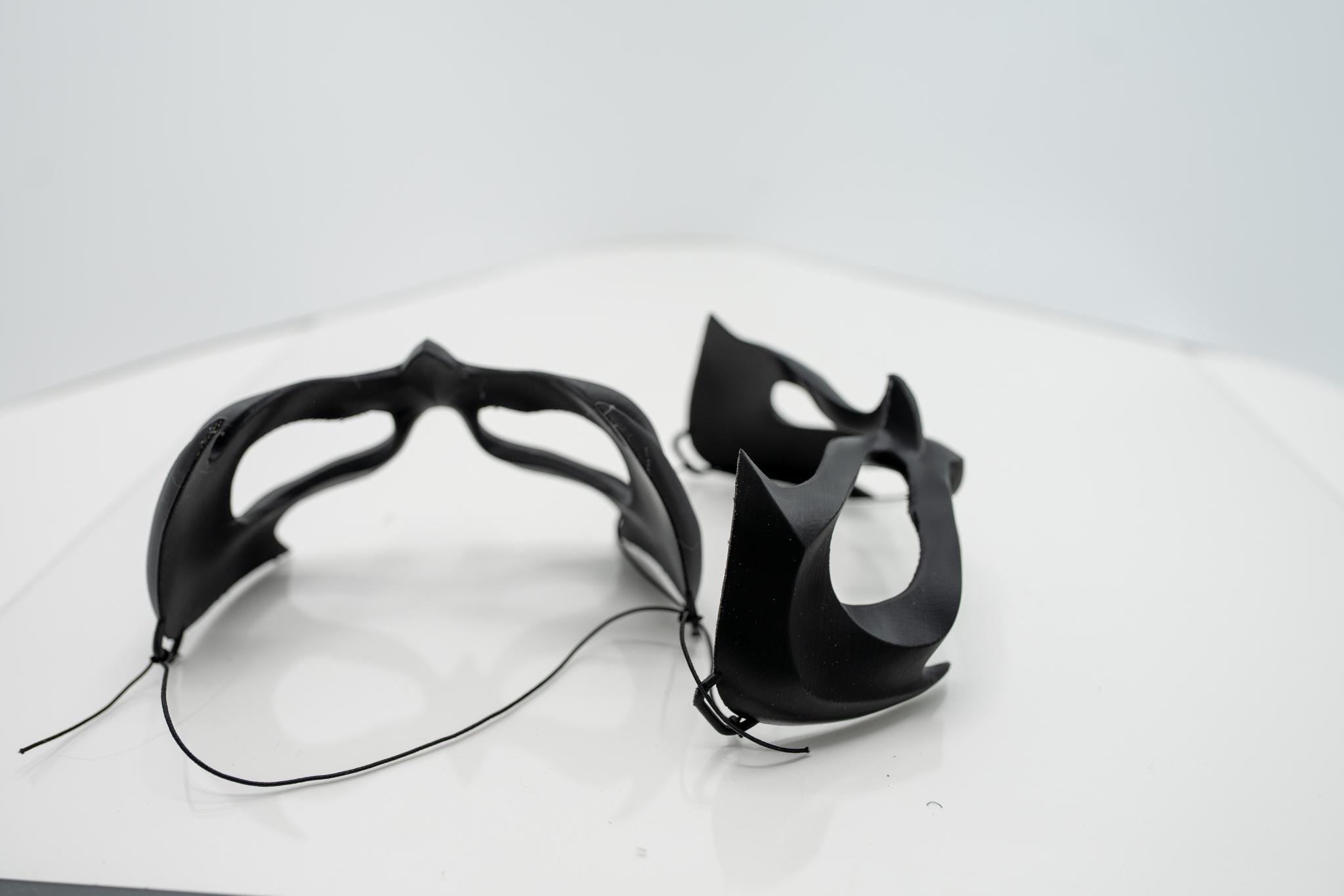 Superhero Sidekick "Big Eye" 3D Printed Masks  – Cosplay Mask for Robyn / Night-Wing