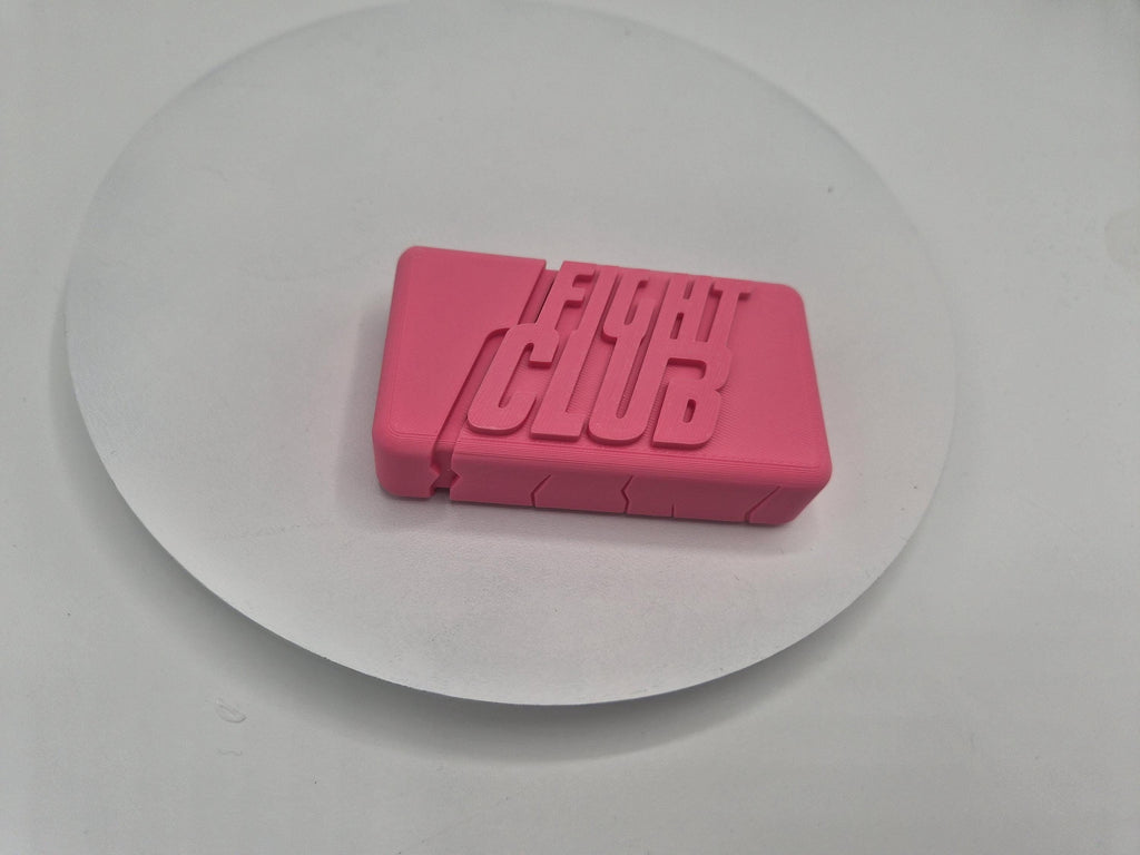 Fight Club Inspired 3D-Printed Soap Stash Box | Sliding Opening Hidden Tray