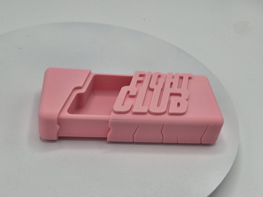 Fight Club Inspired 3D-Printed Soap Stash Box | Sliding Opening Hidden Tray