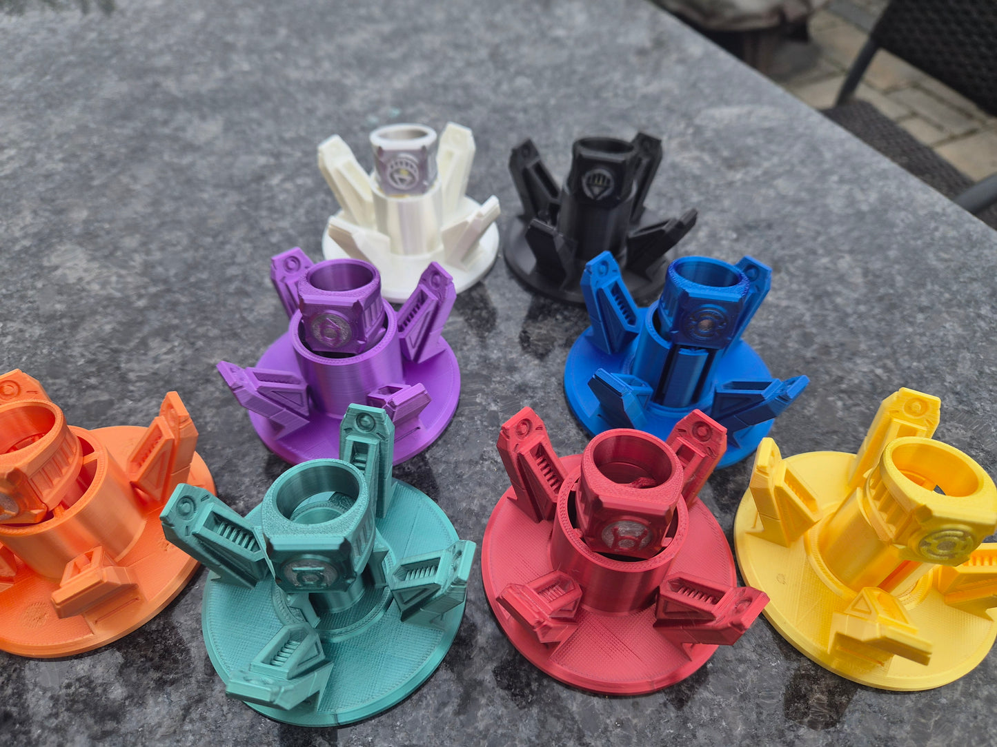 Custom LED Cosplay Ring with Display Stand