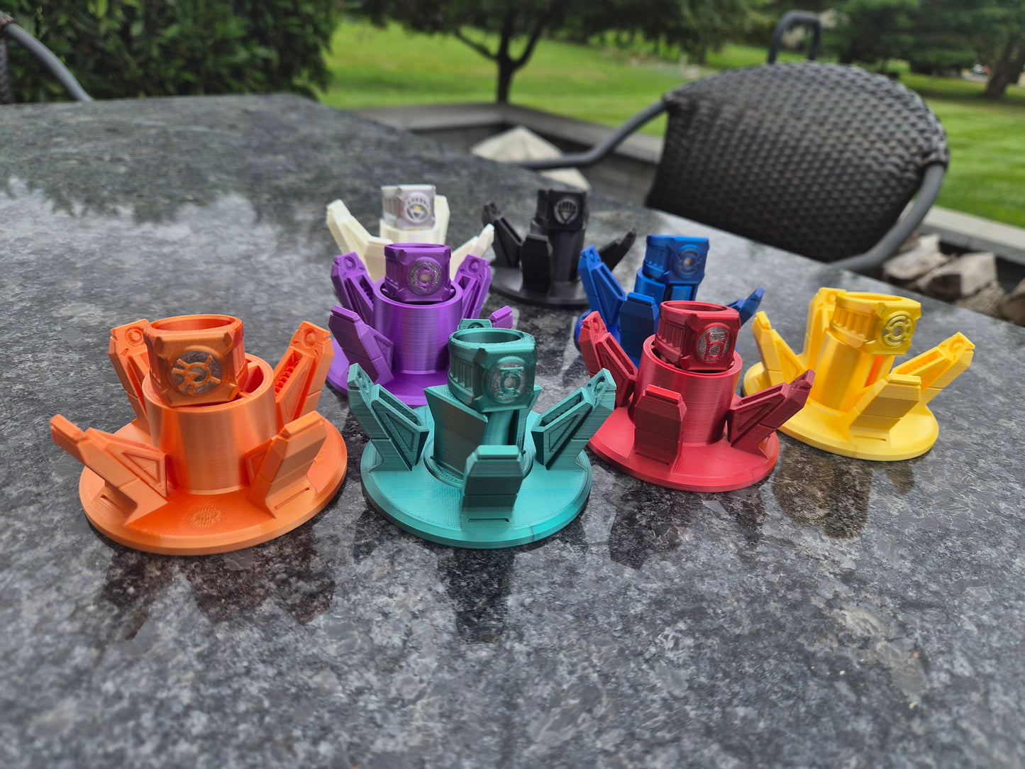 Custom LED Cosplay Ring with Display Stand