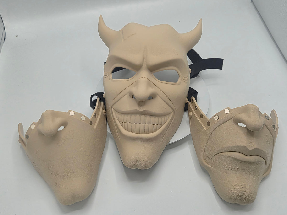 The Grabber Mask Set - 3 Interchangeable Jaws! with Magnetic Closure and Adjustable Straps (Copy)