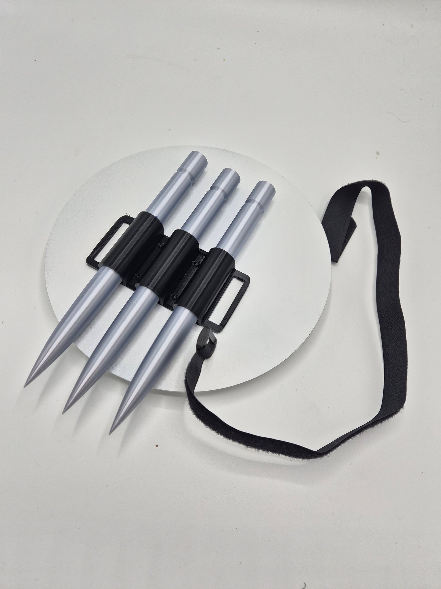 Vampire Hunting Stake Kit for Cosplay - 3 Stakes + Flexible Holder and Strap!