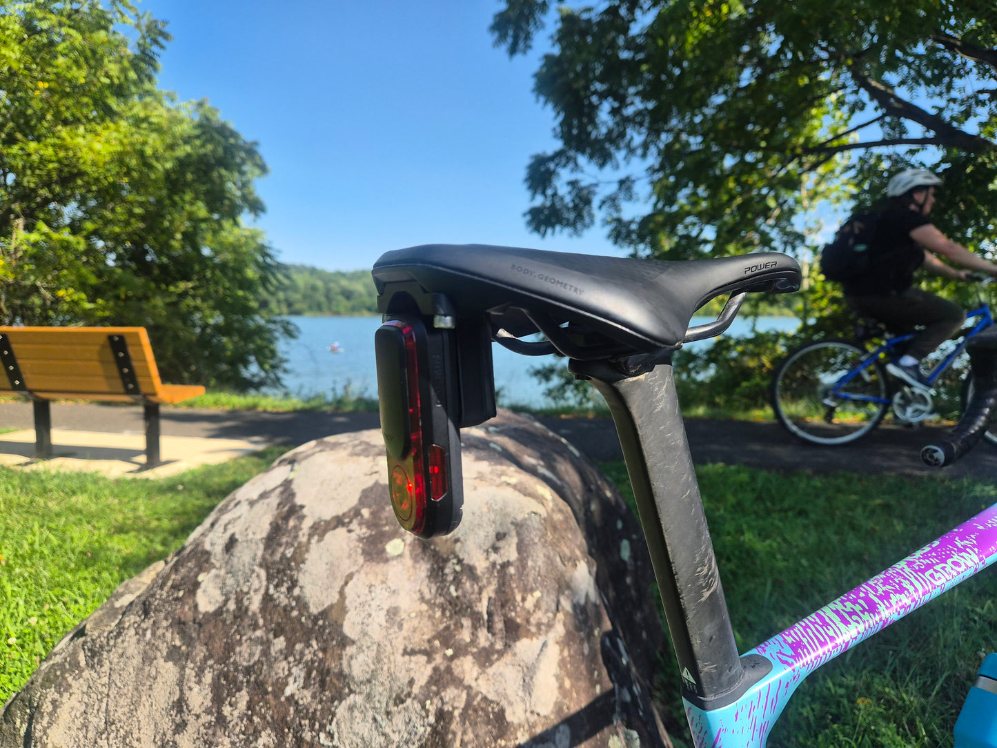 Rear Radar Mount for Garmin Varia 515/820 on Specialized Swat Saddles