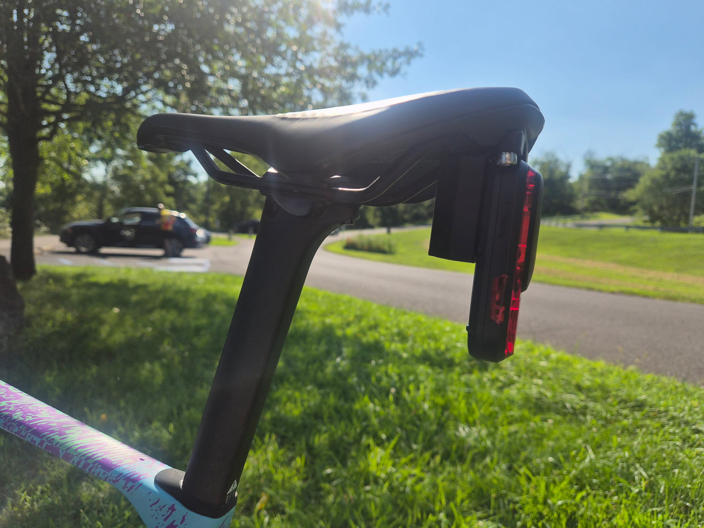 Rear Radar Mount for Garmin Varia 515/820 on Specialized Swat Saddles