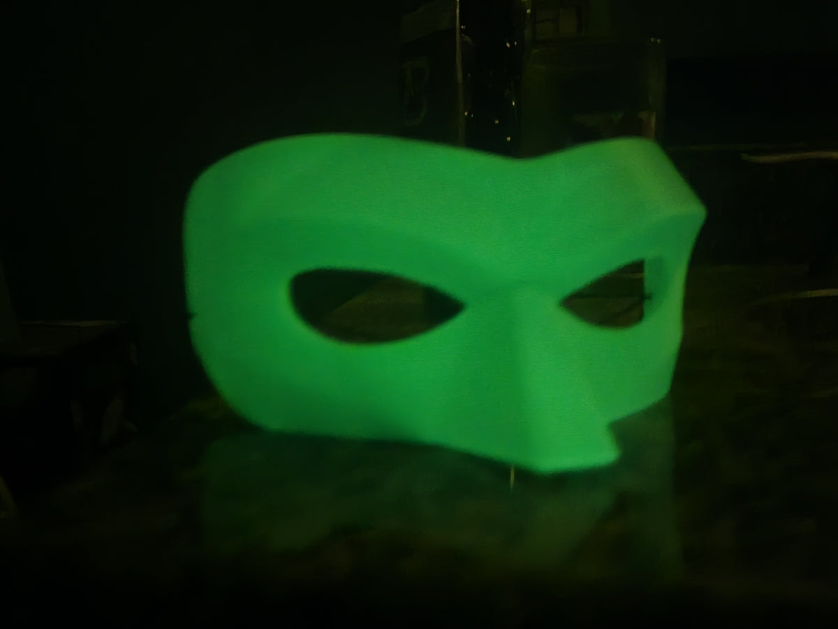 Glow in the Dark Lantern Masks - 3D Printed Cosplay Mask w Elastic Strap - 5 Designs!