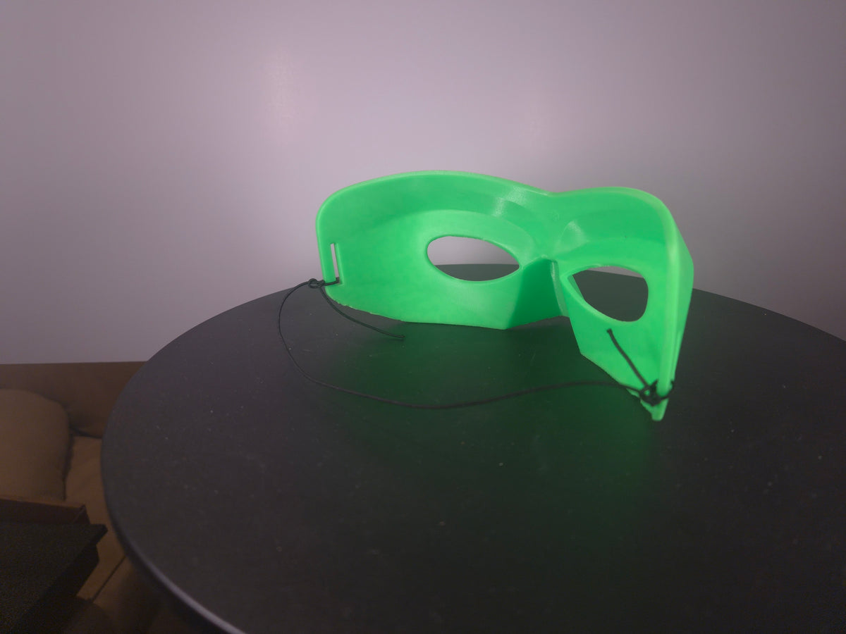 Glow in the Dark Lantern Masks - 3D Printed Cosplay Mask w Elastic Strap - 5 Designs!