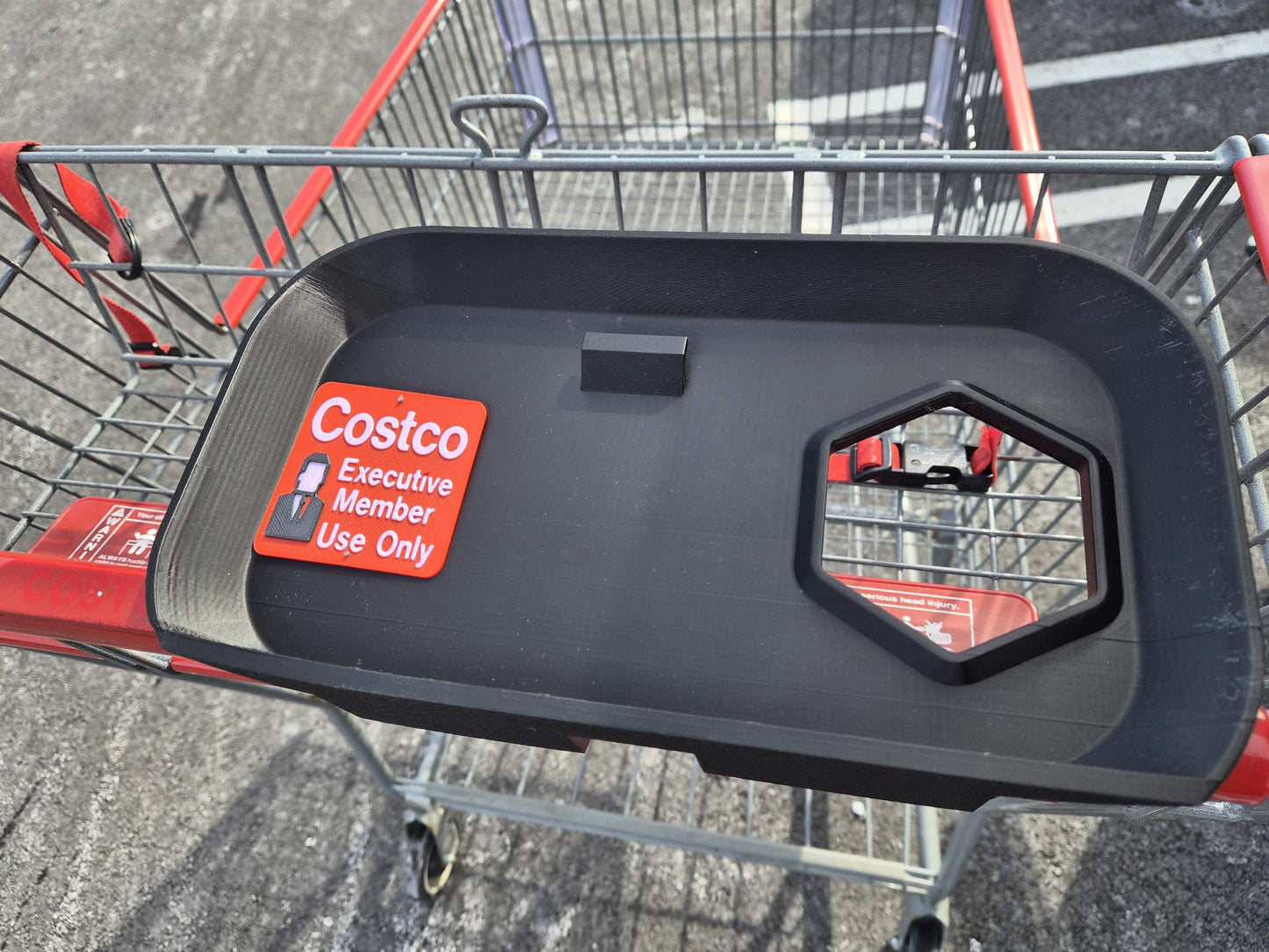 Shopping Cart Tray | Costco Hot Dog & Soda Combo | Works on Multiple Stores' Carts | Easy to Use!