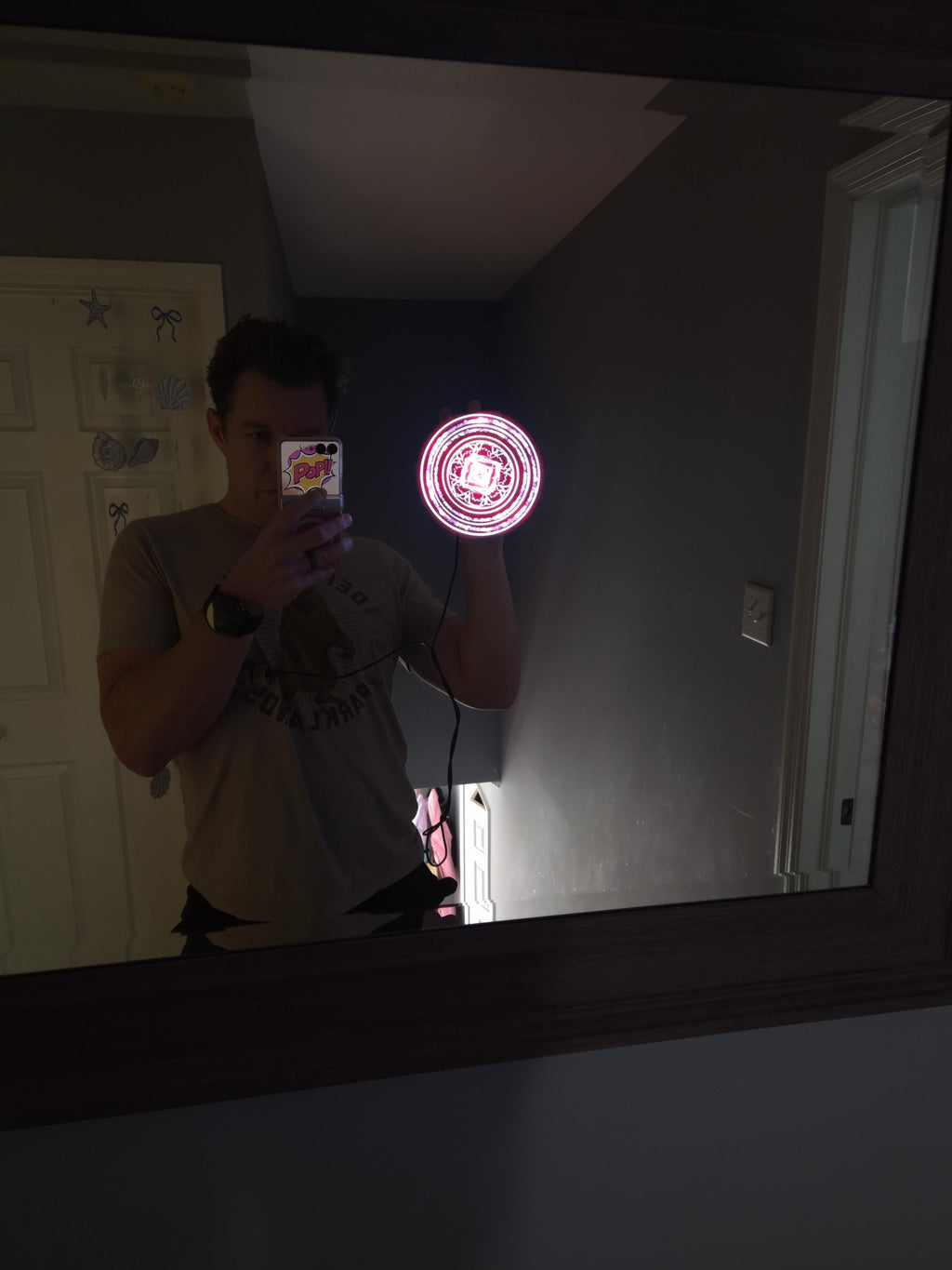 Dr. Strange - Working Handheld Holographic Spell Circle - 6 Pre-Programmed Spells Comic-Con Cosplay Halloween
