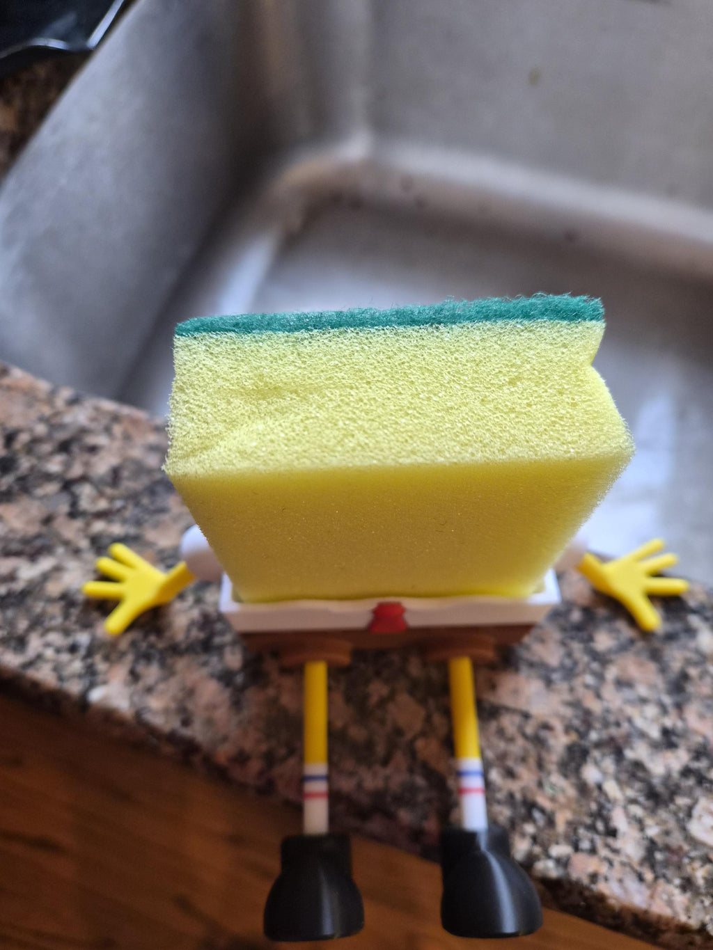 3D Printed Bob Kitchen Sponge Holder: Includes Sponge / With Drain Holes