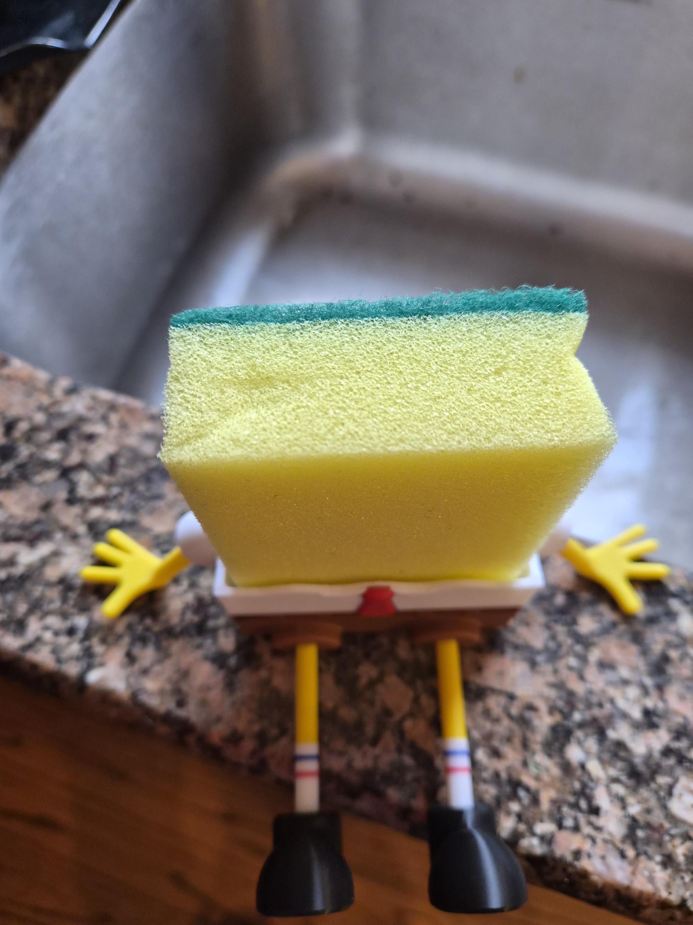 3D Printed Bob Kitchen Sponge Holder: Includes Sponge / With Drain Holes