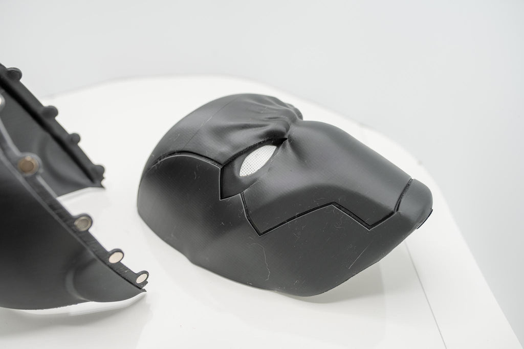 Red Hood Inspired Comic 3D Printed Helmet – Redhood Cosplay - 3 Different Levels of Finish!