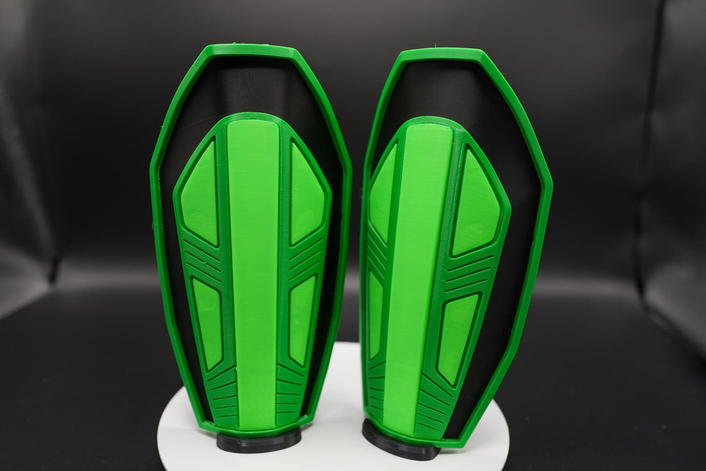 Lantern Corps - Guy Gardner Forearm Gauntlets - Green Orange Red Yellow Lantern / Lanterns