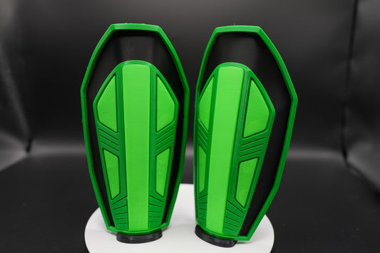 Lantern Corps - Guy Gardner Forearm Gauntlets - Green Orange Red Yellow Lantern / Lanterns