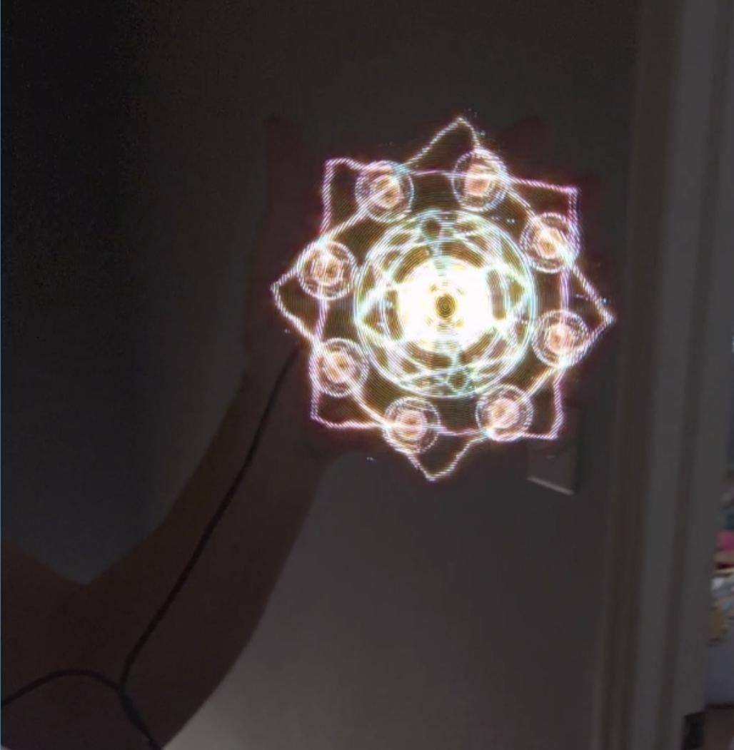 Dr. Strange - Working Handheld Holographic Spell Circle - 6 Pre-Programmed Spells Comic-Con Cosplay Halloween