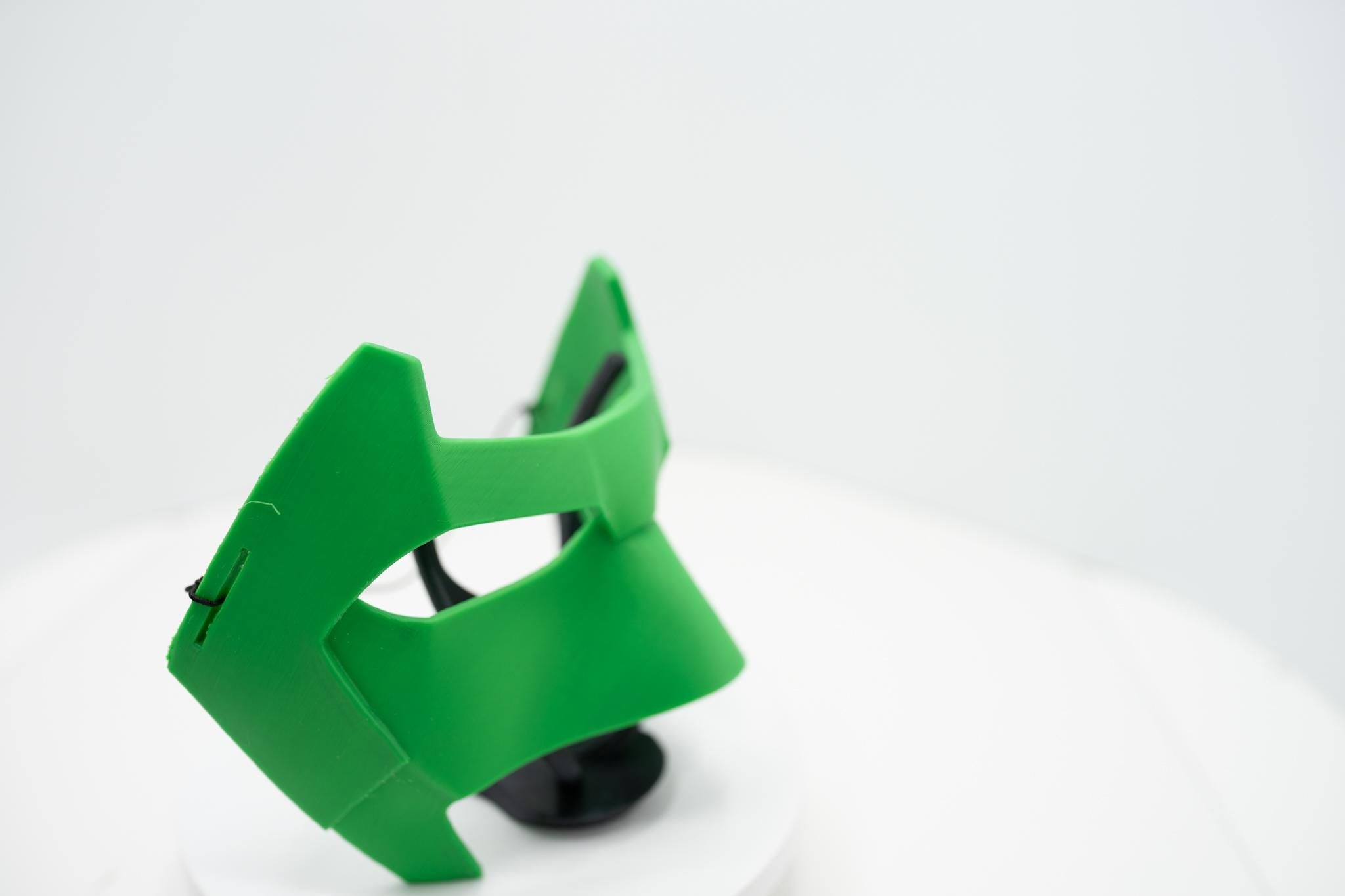 Kyle Rayner Green Lantern Mask - Green Orange Red Yellow Lantern / Lanterns - Multiple Colors!