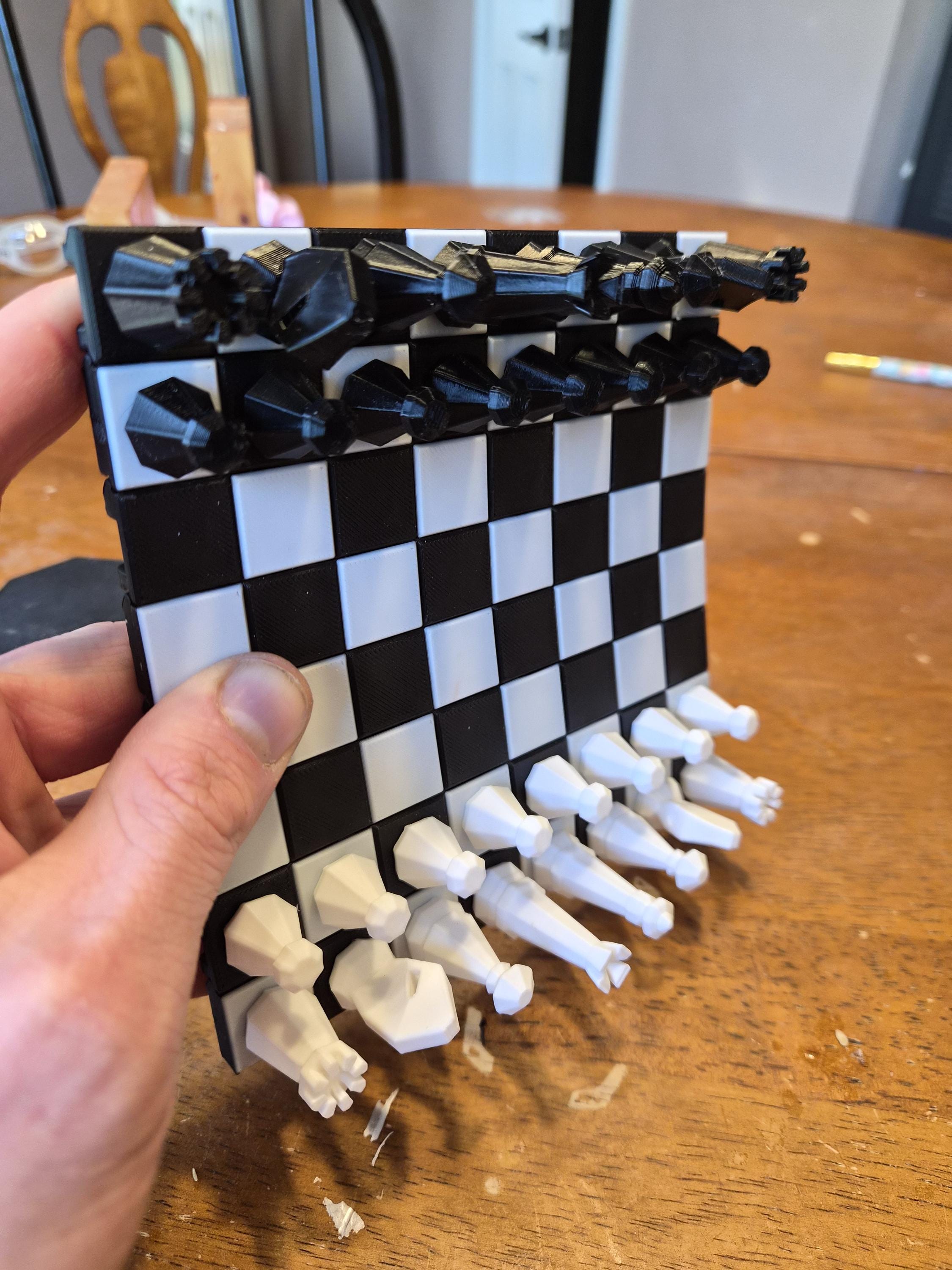 Ultimate Magnetic Roll-Up Chess Board with Inside Piece Storage! Multiple Sizes!