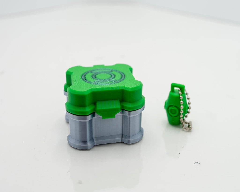 Ultimate Green Lantern Corps Glowing LED Green Ring with Case | Multiple Effects | Cosplay / Display