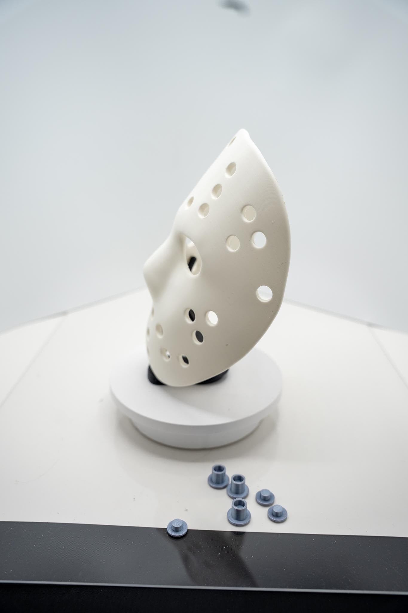 Classic Jason Mask - Detailed 3D Print w/ Faux Rivets!