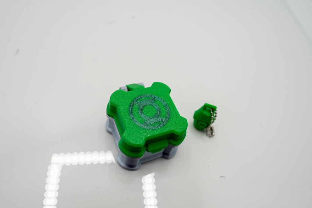 Ultimate Green Lantern Corps Glowing LED Green Ring with Case | Multiple Effects | Cosplay / Display