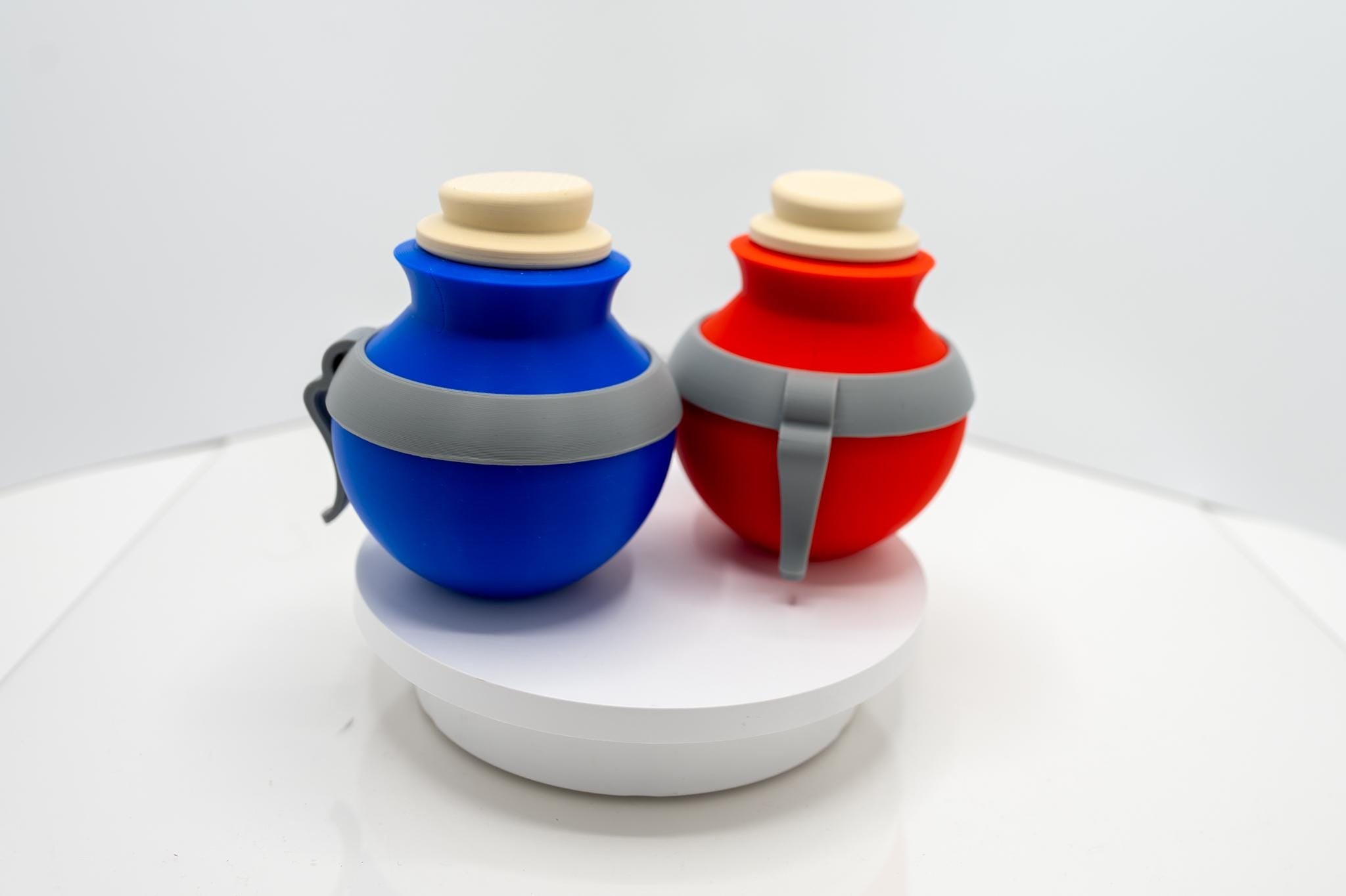 Potion Prop | Dice Holder | Stash Container | Fantasy & Role Play Potion with Threaded Top!
