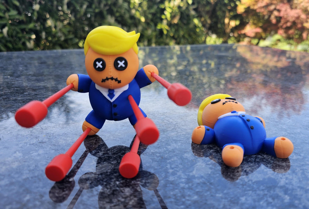 Little Orange Man - Drumpf Voodoo / Hoodoo Doll - 3D Printed!