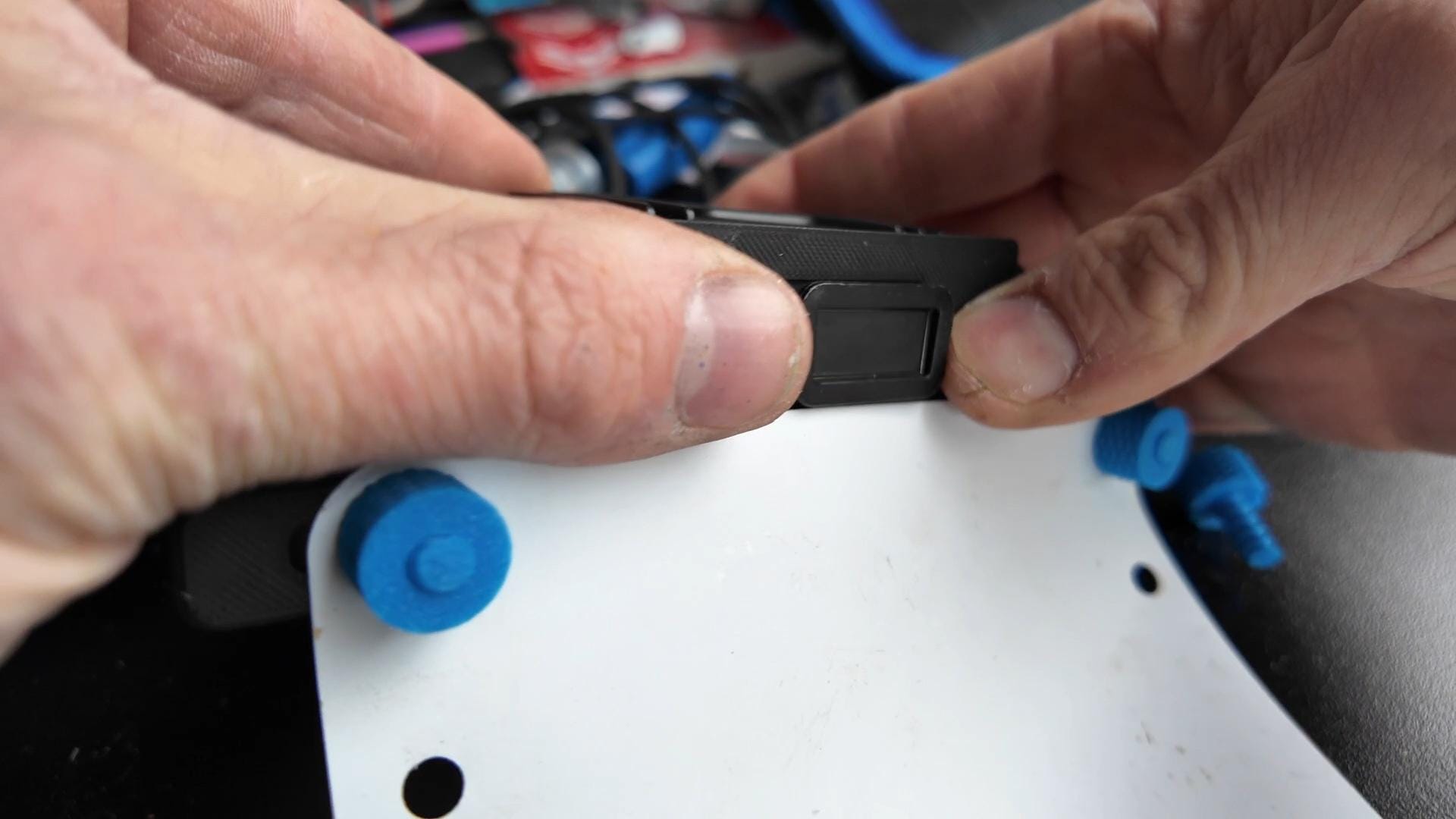 Quick Release Race Number Bracket for Outbound Lighting Detour - Mounting Bracket for Race Numbers Timing Chips - Gravel, Road, MTB Cycling