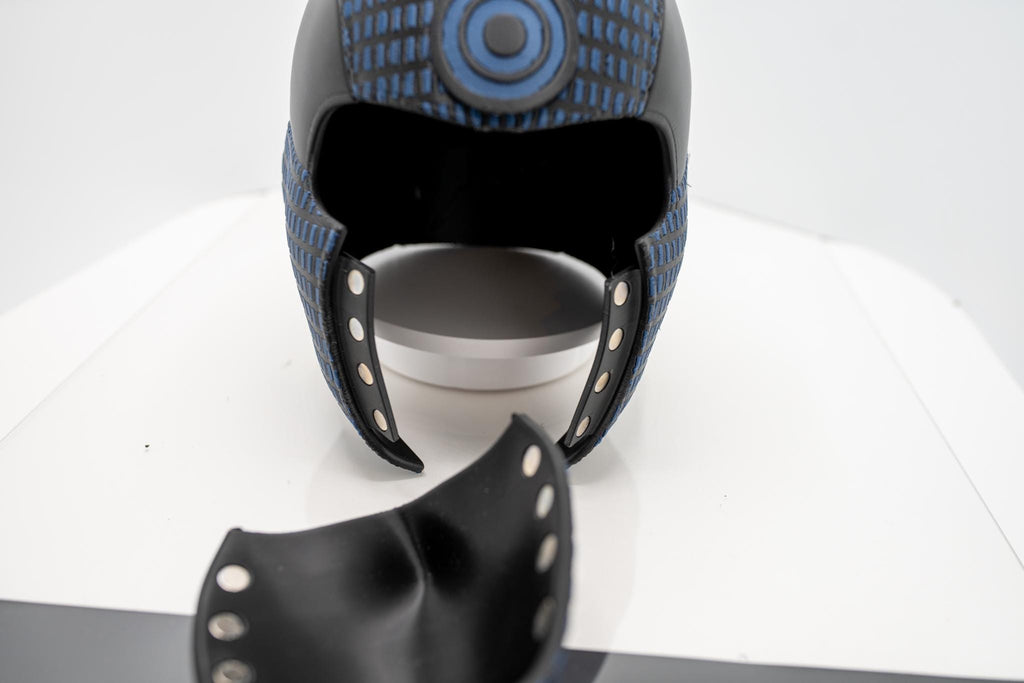 Bullseye Inspired Helmet + Free Knife - 3D Printed Cosplay / Display / Halloween