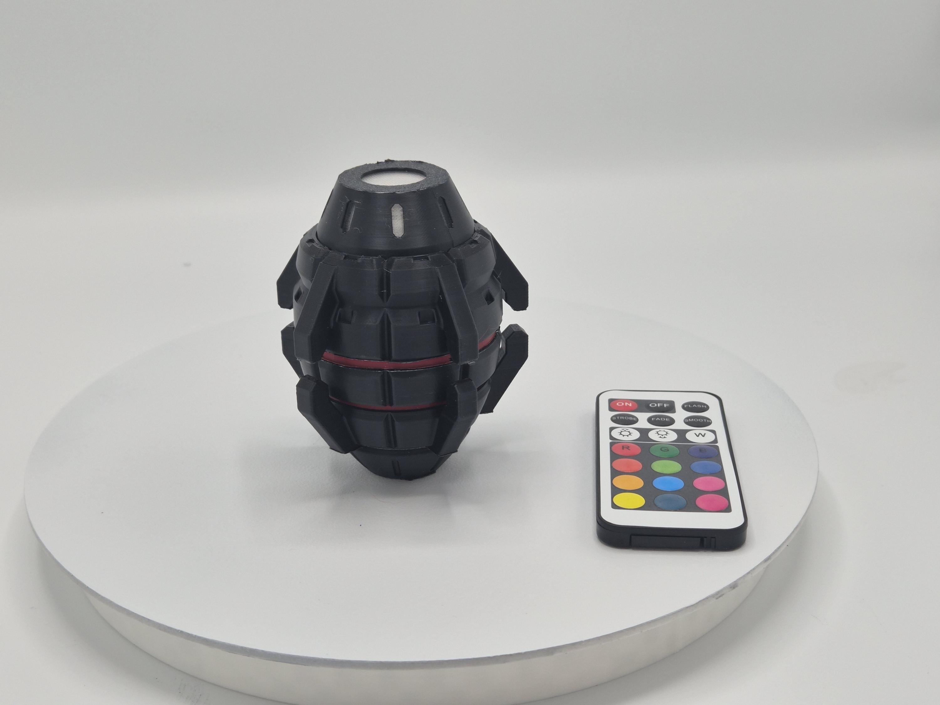 WWII & Mando Inspired Gravity Charge / Grenades with Working LEDs and Remote