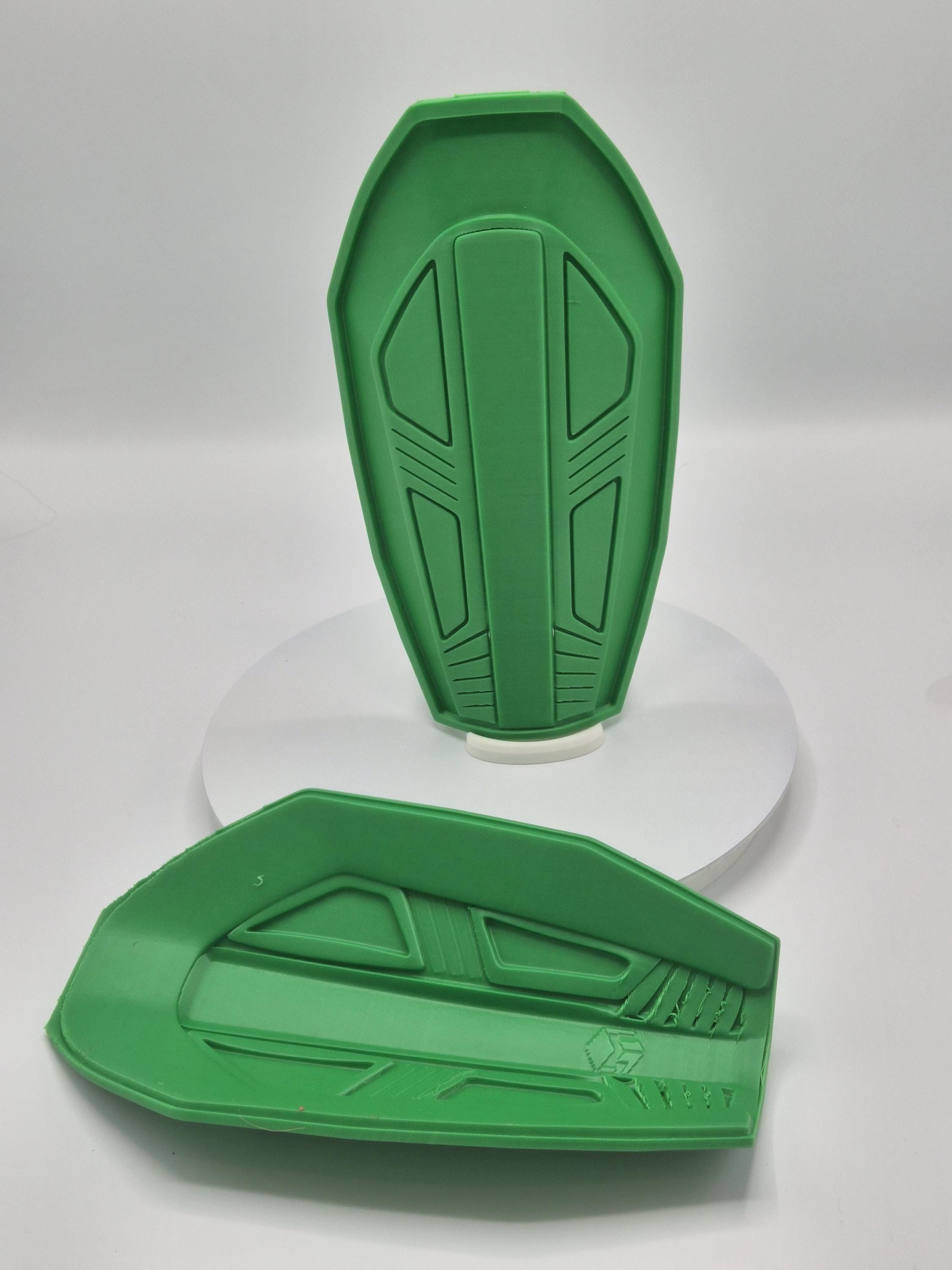 Lantern Corps - Guy Gardner Forearm Gauntlets - Green Orange Red Yellow Lantern / Lanterns