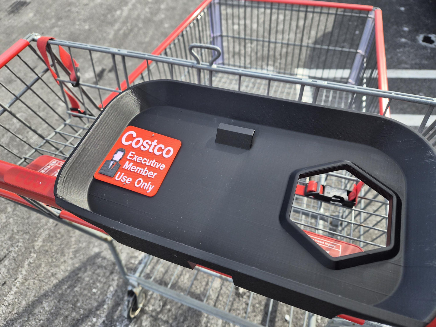 Shopping Cart Tray | Costco Hot Dog & Soda Combo | Works on Multiple Stores' Carts | Easy to Use!