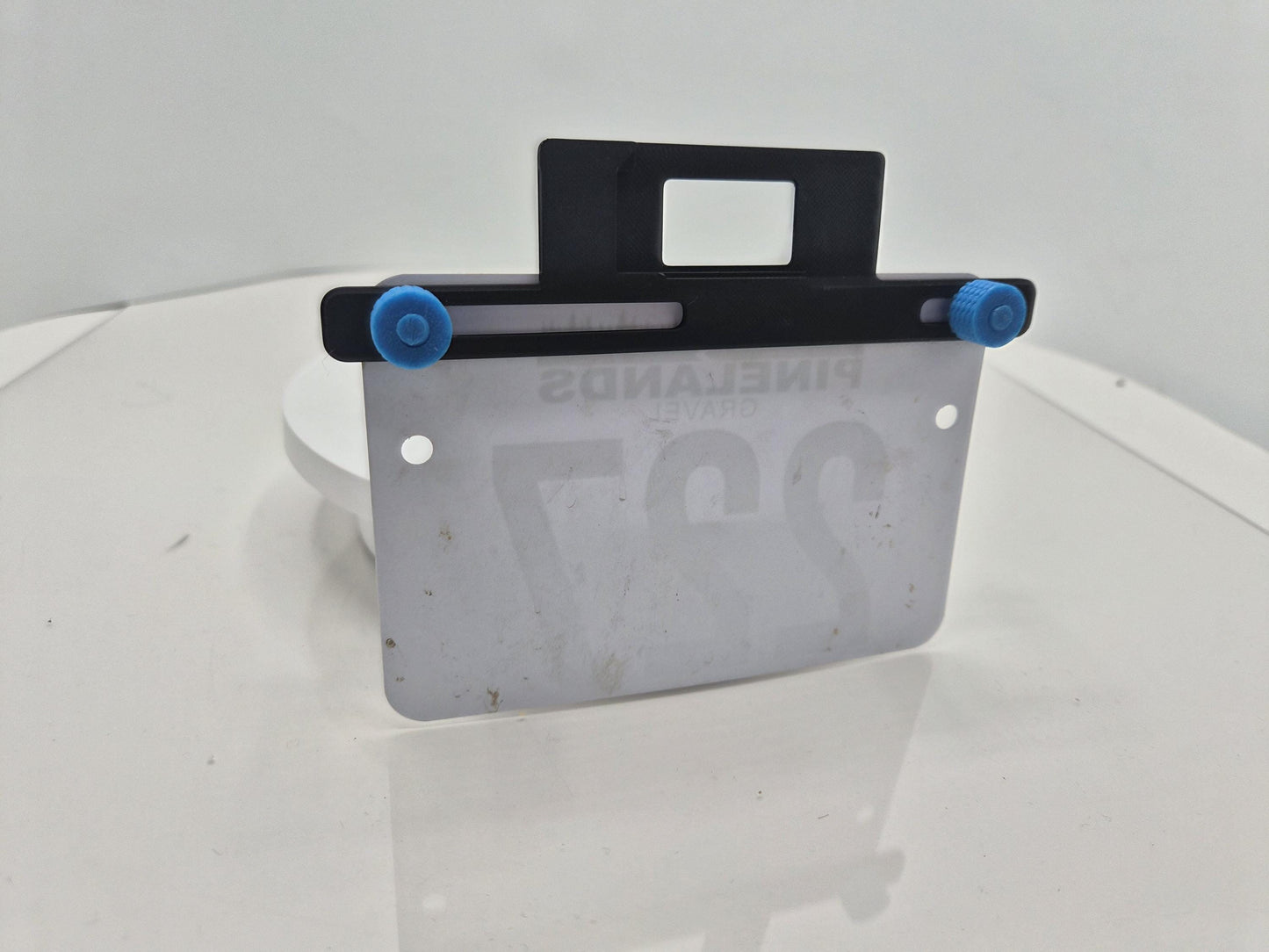 Quick Release Race Number Bracket for Outbound Lighting Detour - Mounting Bracket for Race Numbers Timing Chips - Gravel, Road, MTB Cycling