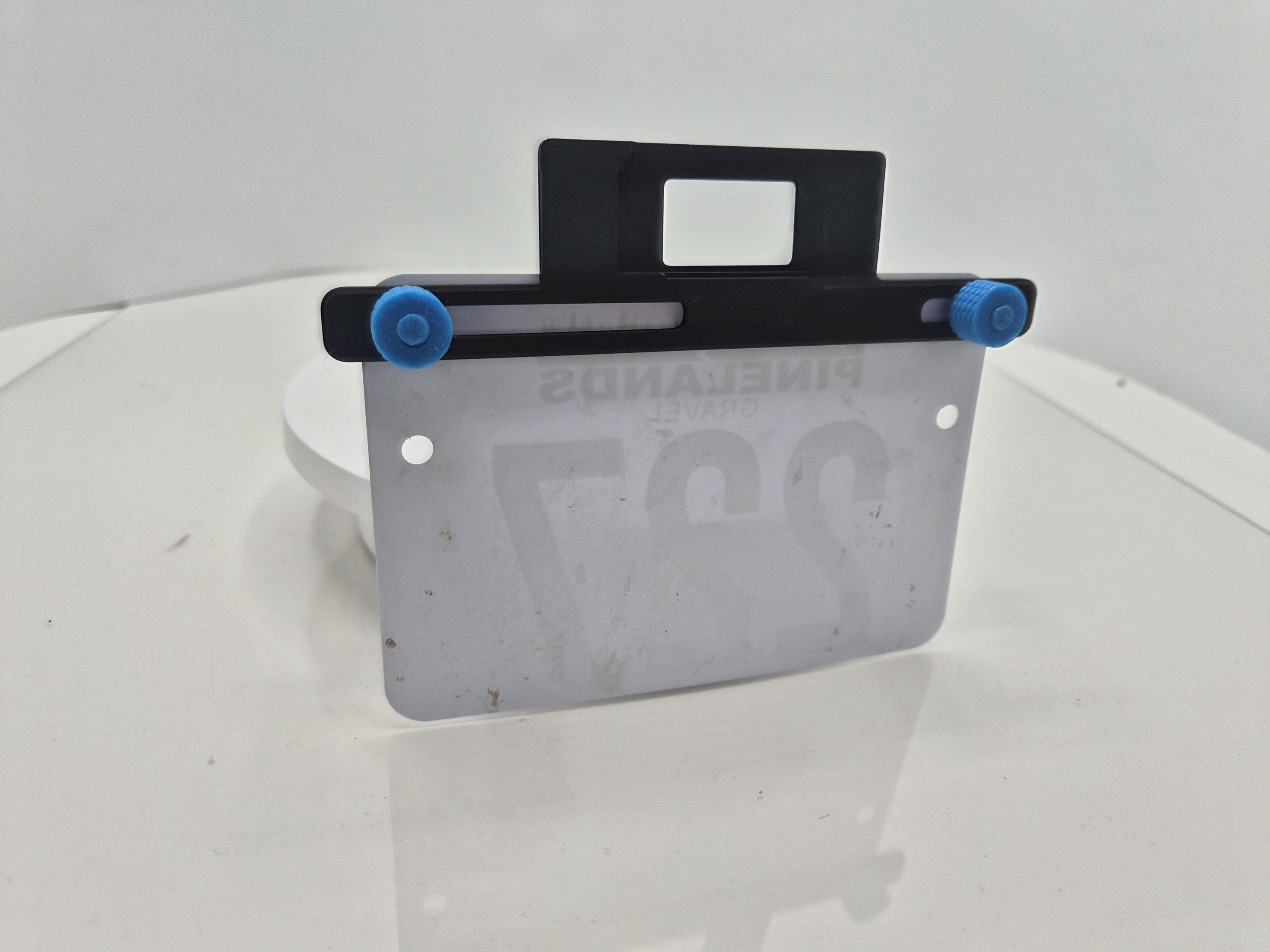 Quick Release Race Number Bracket for Outbound Lighting Detour - Mounting Bracket for Race Numbers Timing Chips - Gravel, Road, MTB Cycling