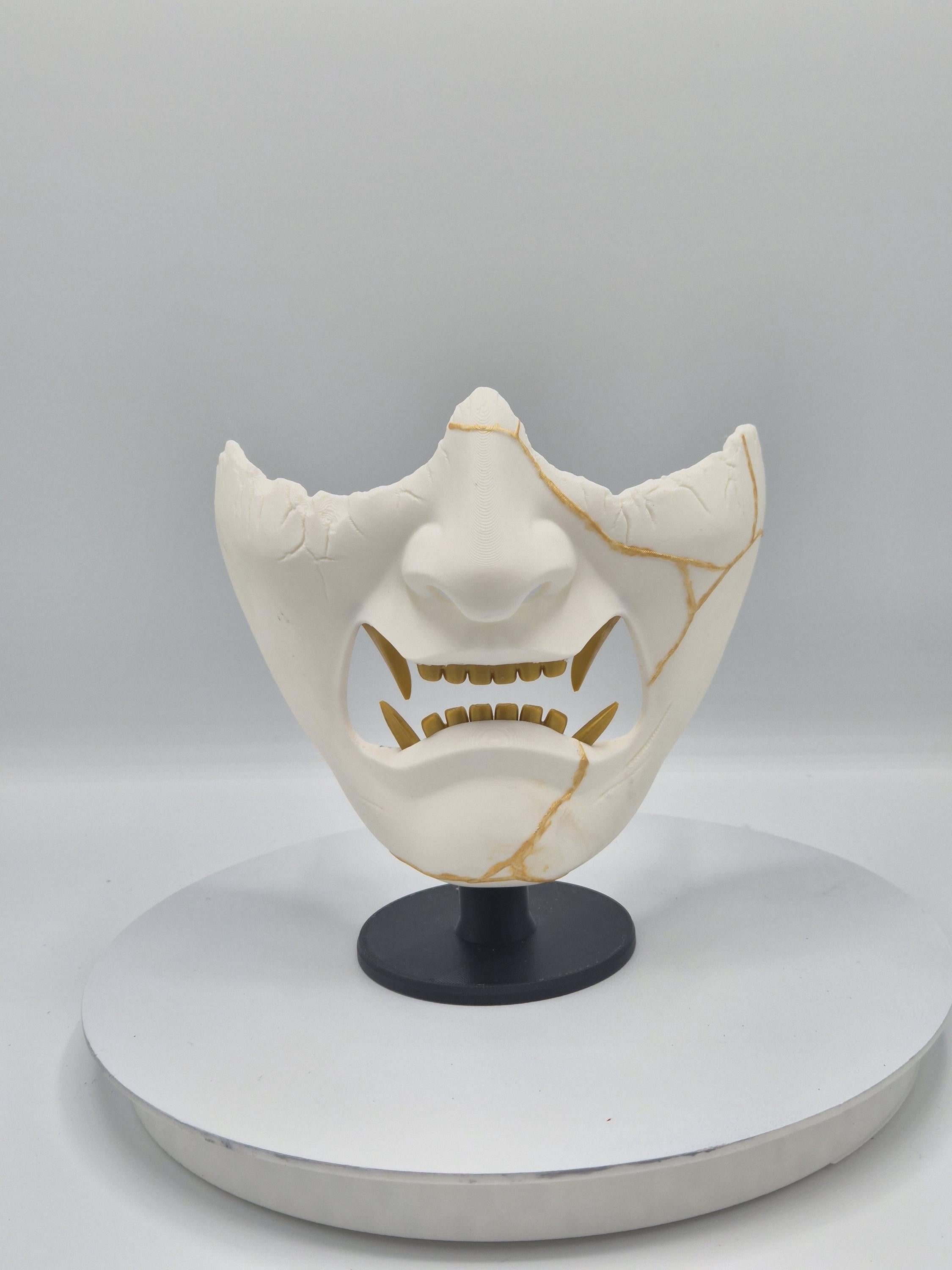 Ghost of Yotei Mask - with Display Stand!