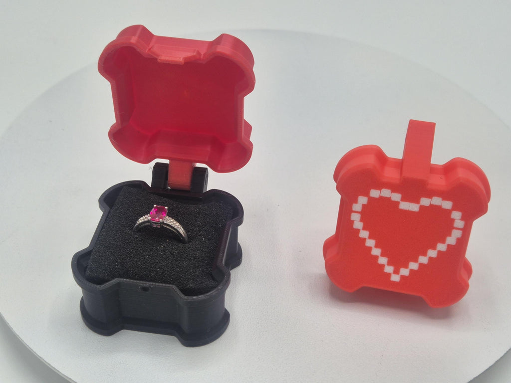 Packout Inspired Ring Box | Valentine's Day 3D Printed Mini "Tool" Box with Satisfying Snap Lid