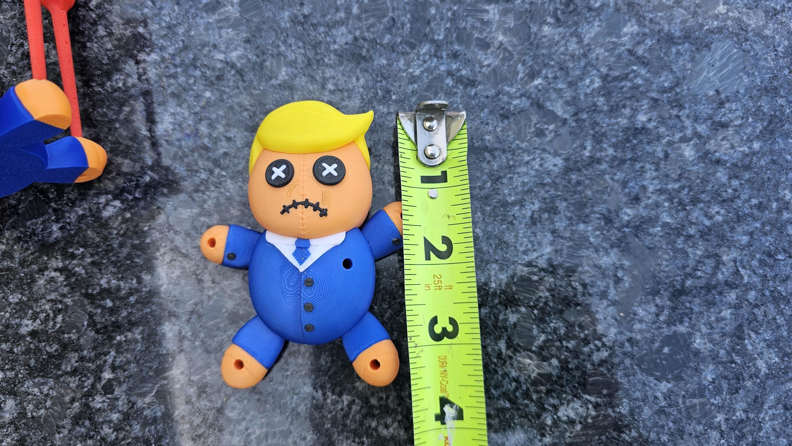 Little Orange Man - Drumpf Voodoo / Hoodoo Doll - 3D Printed!