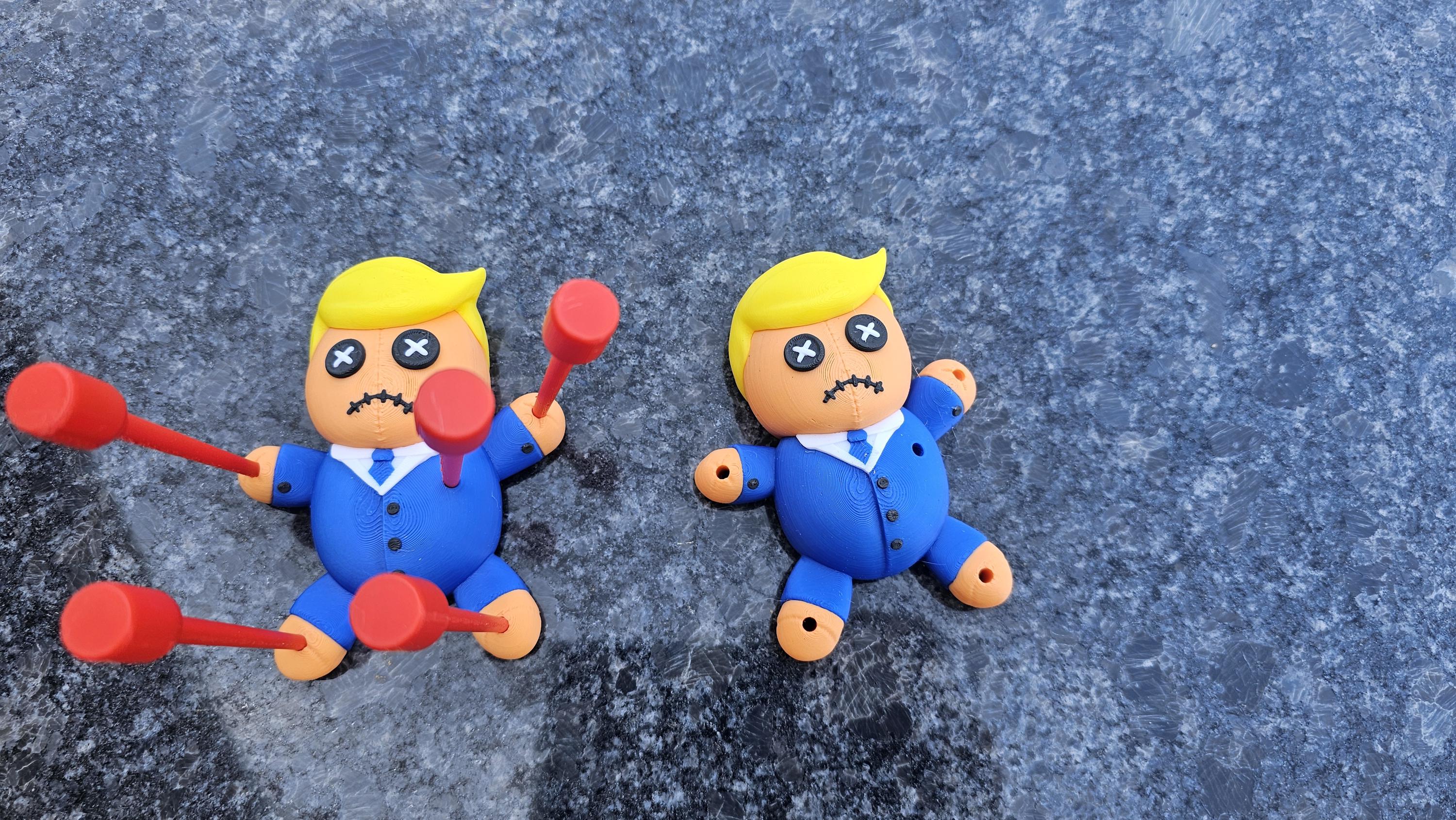 Little Orange Man - Drumpf Voodoo / Hoodoo Doll - 3D Printed!