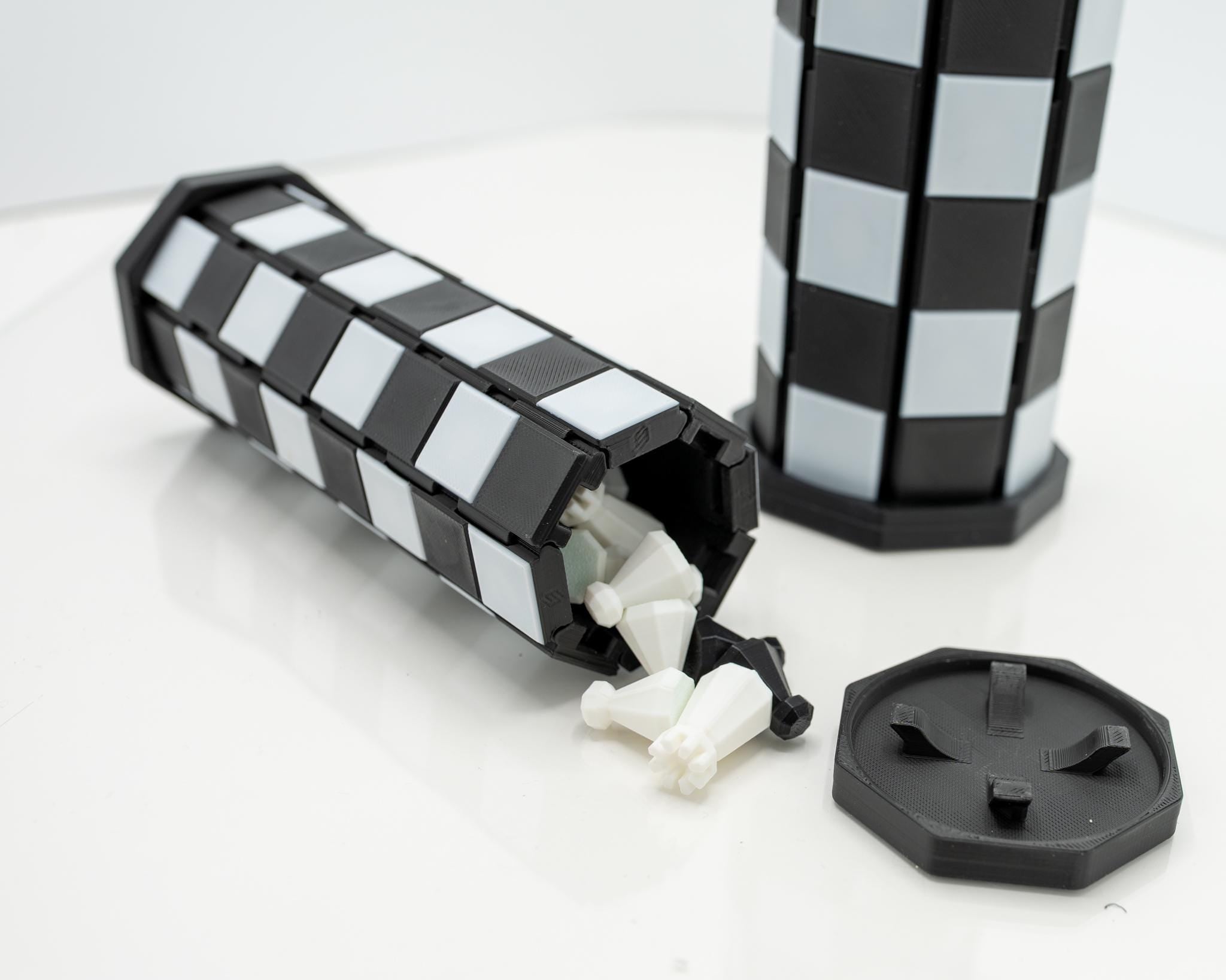 Ultimate Magnetic Roll-Up Chess Board with Inside Piece Storage! Multiple Sizes!