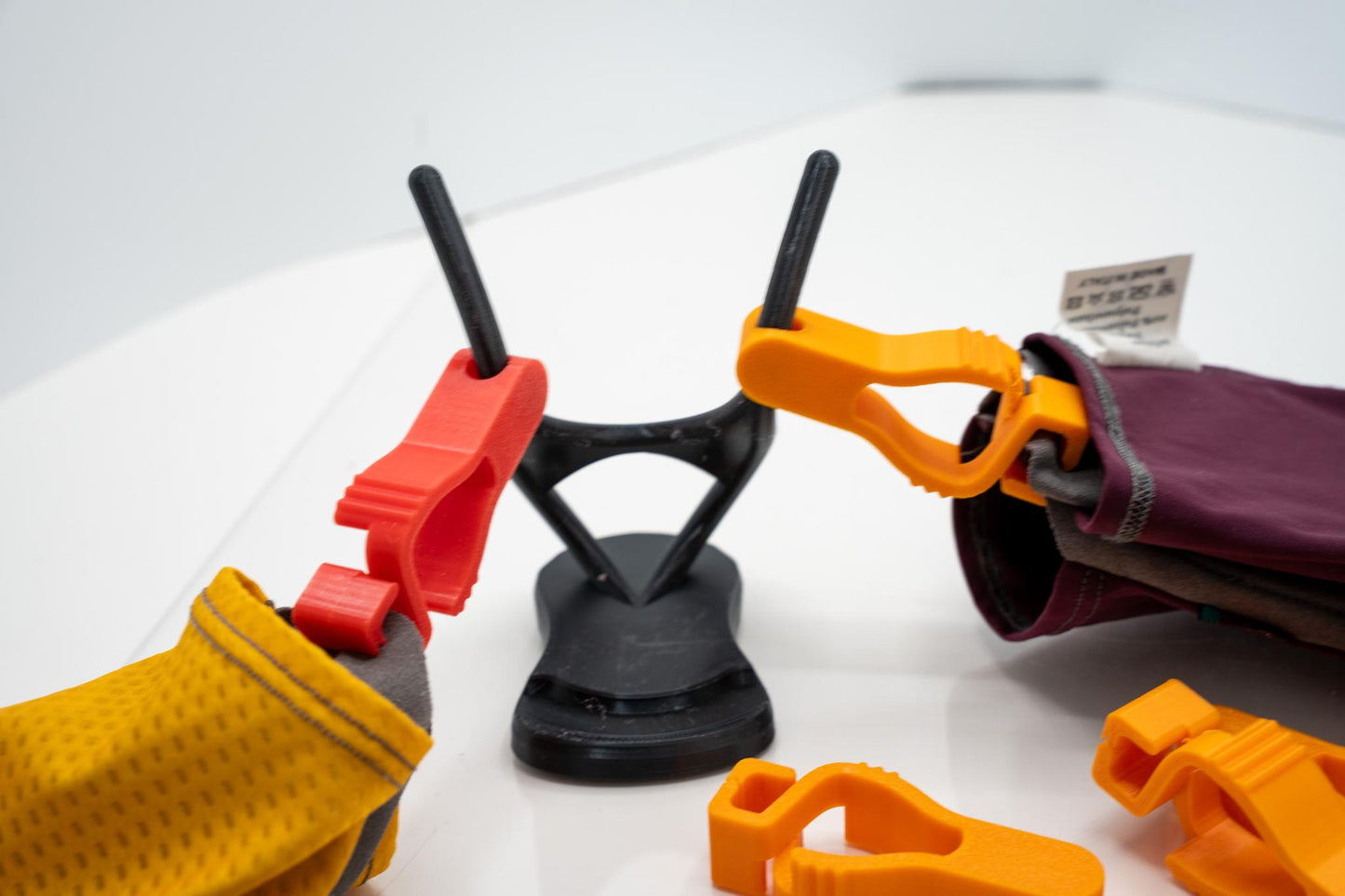 Glove Clips 4-Pack / Hooks for Organization - Keep Pairs Together, Hang Them Up, Get Organized!