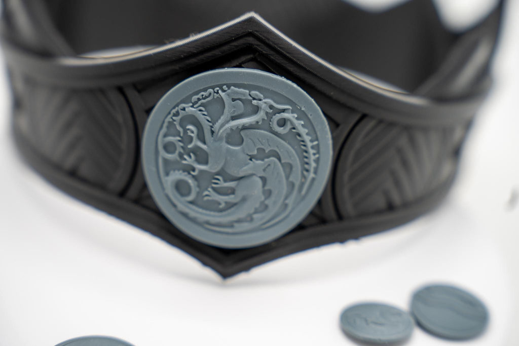 Rhaenyra Targaryen / Viserys Crown Kit - High Detail Resin Printed Crests !