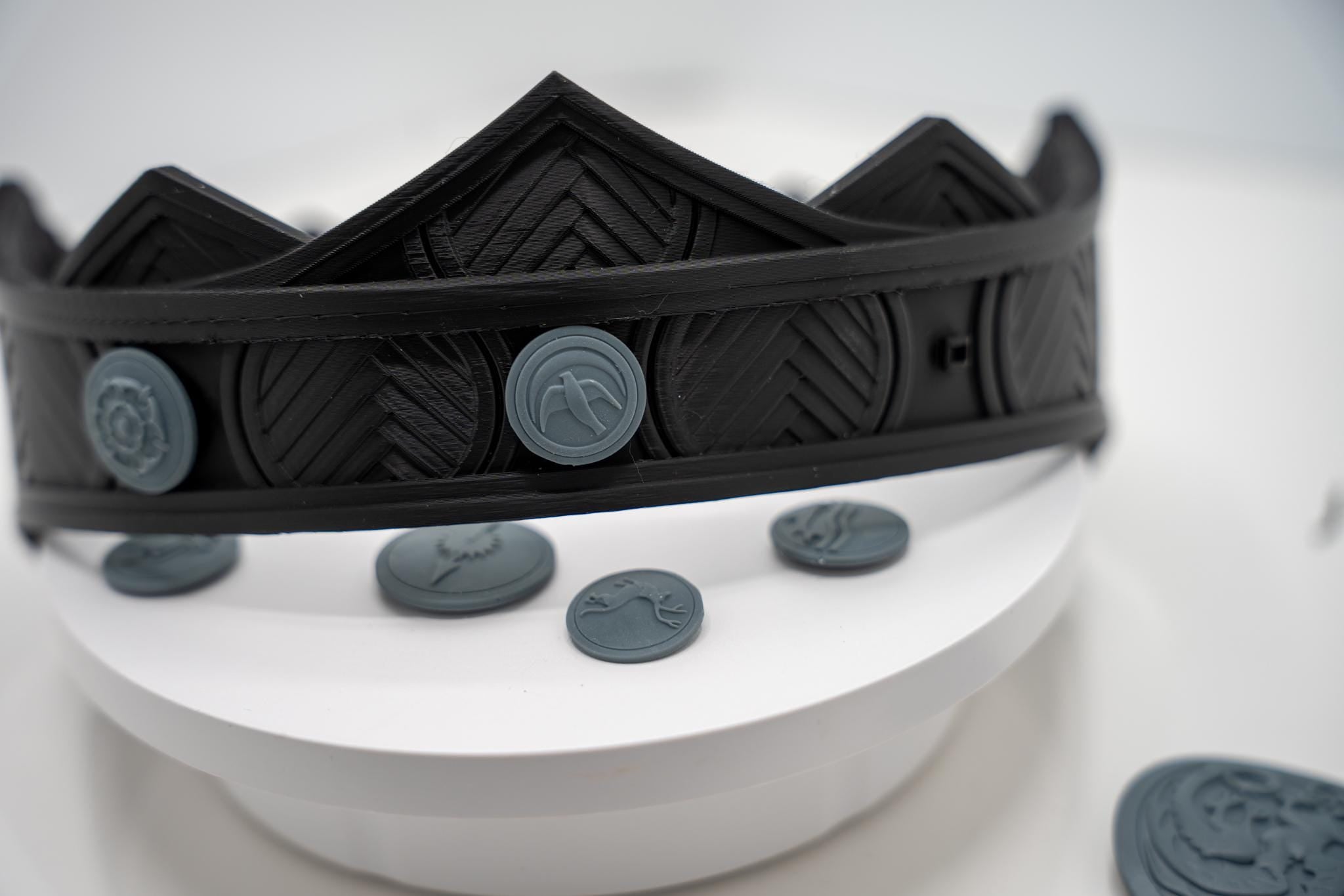 Rhaenyra Targaryen / Viserys Crown Kit - High Detail Resin Printed Crests !
