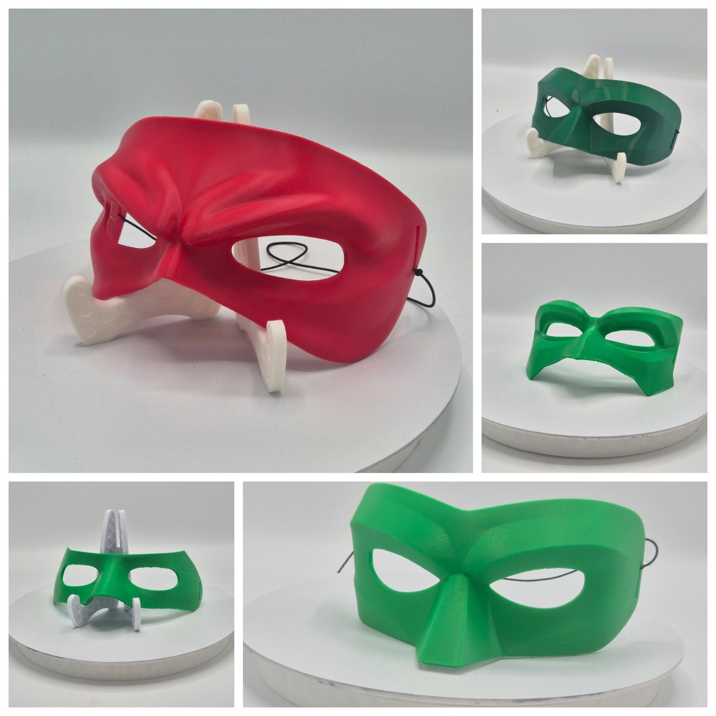 3D Printed Cosplay Mask with Elastic Strap