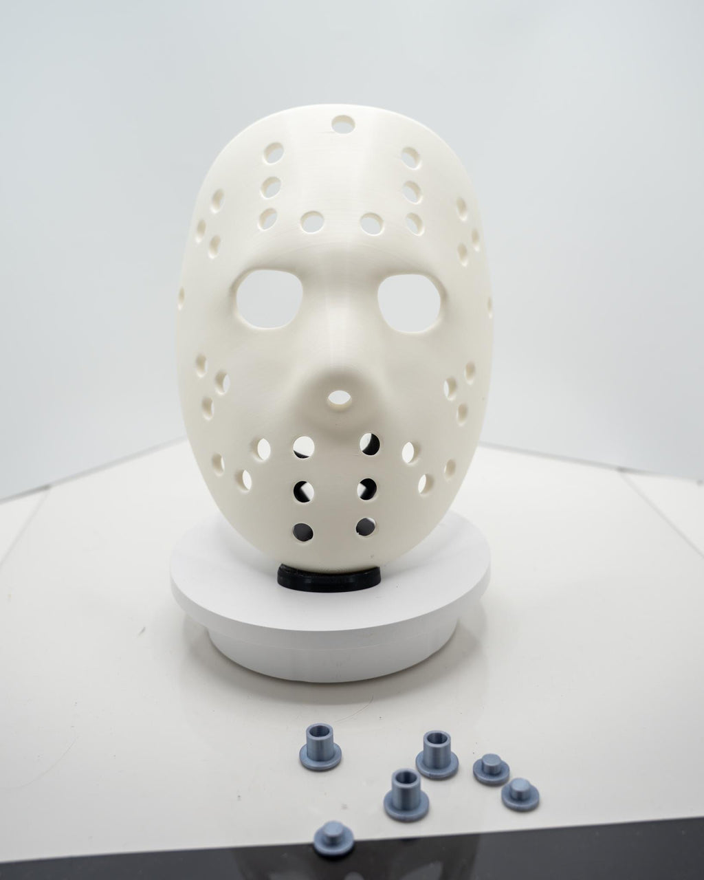 Classic Jason Mask - Detailed 3D Print w/ Faux Rivets!