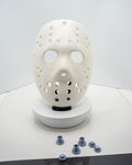 Classic Jason Mask - Detailed 3D Print w/ Faux Rivets!