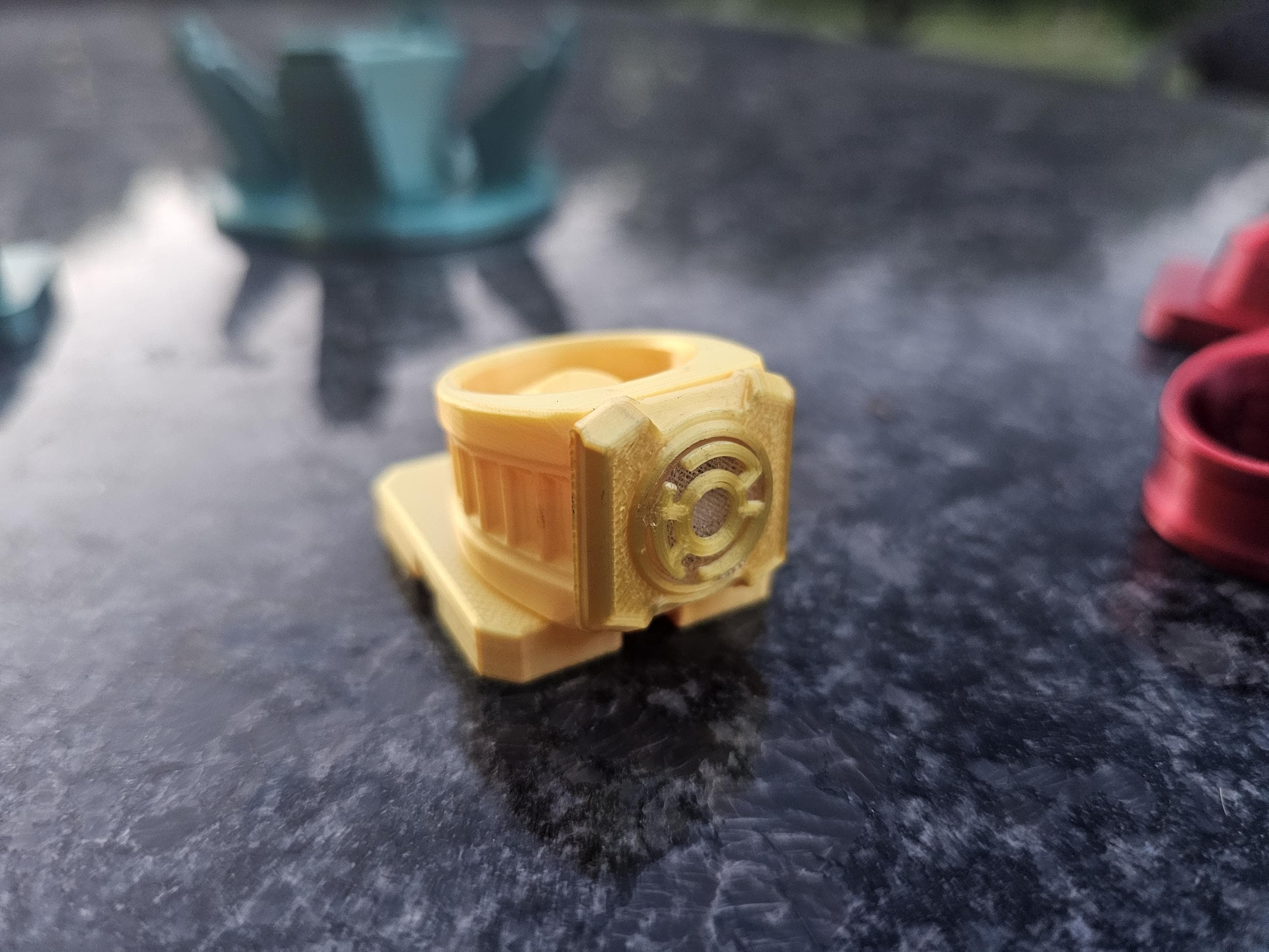 Lantern Corps - Working LED Light Up Cosplay Rings - Green Orange Red Yellow Lantern / Lanterns