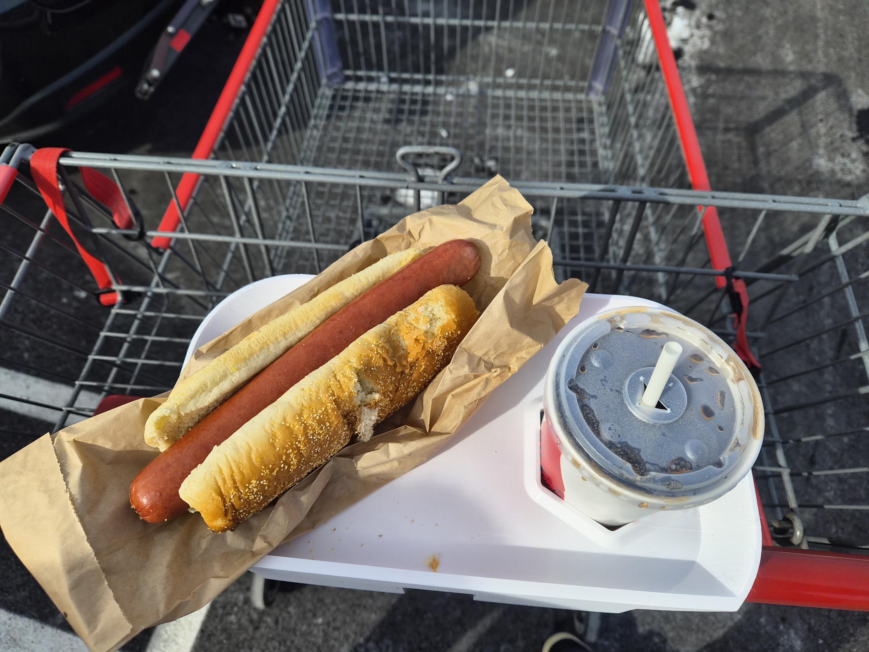 Shopping Cart Tray | Costco Hot Dog & Soda Combo | Works on Multiple Stores' Carts | Easy to Use!