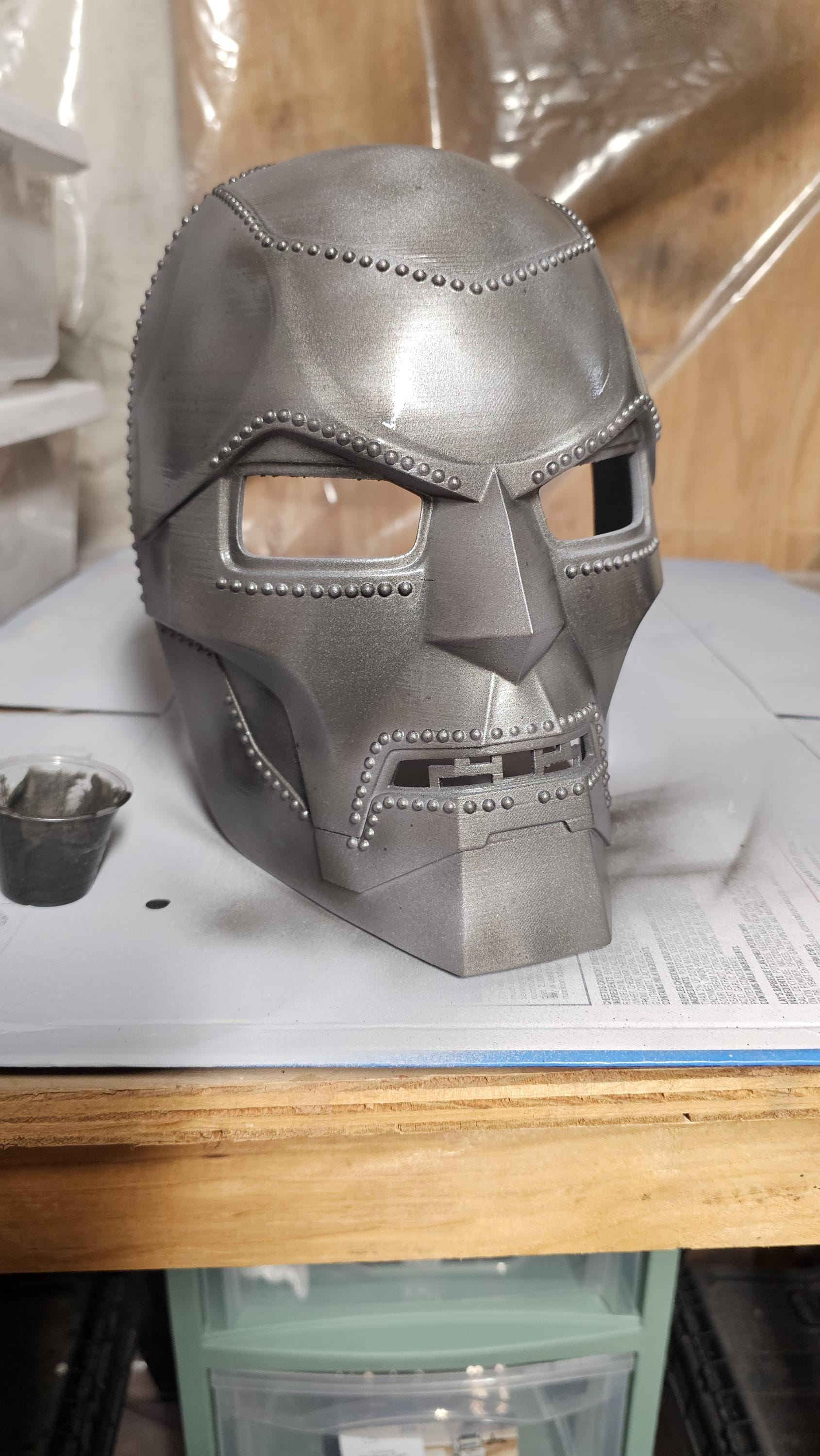 3D Printed Doctor Doom Mask - RDJ Secret Wars Version - Victor Von Doom