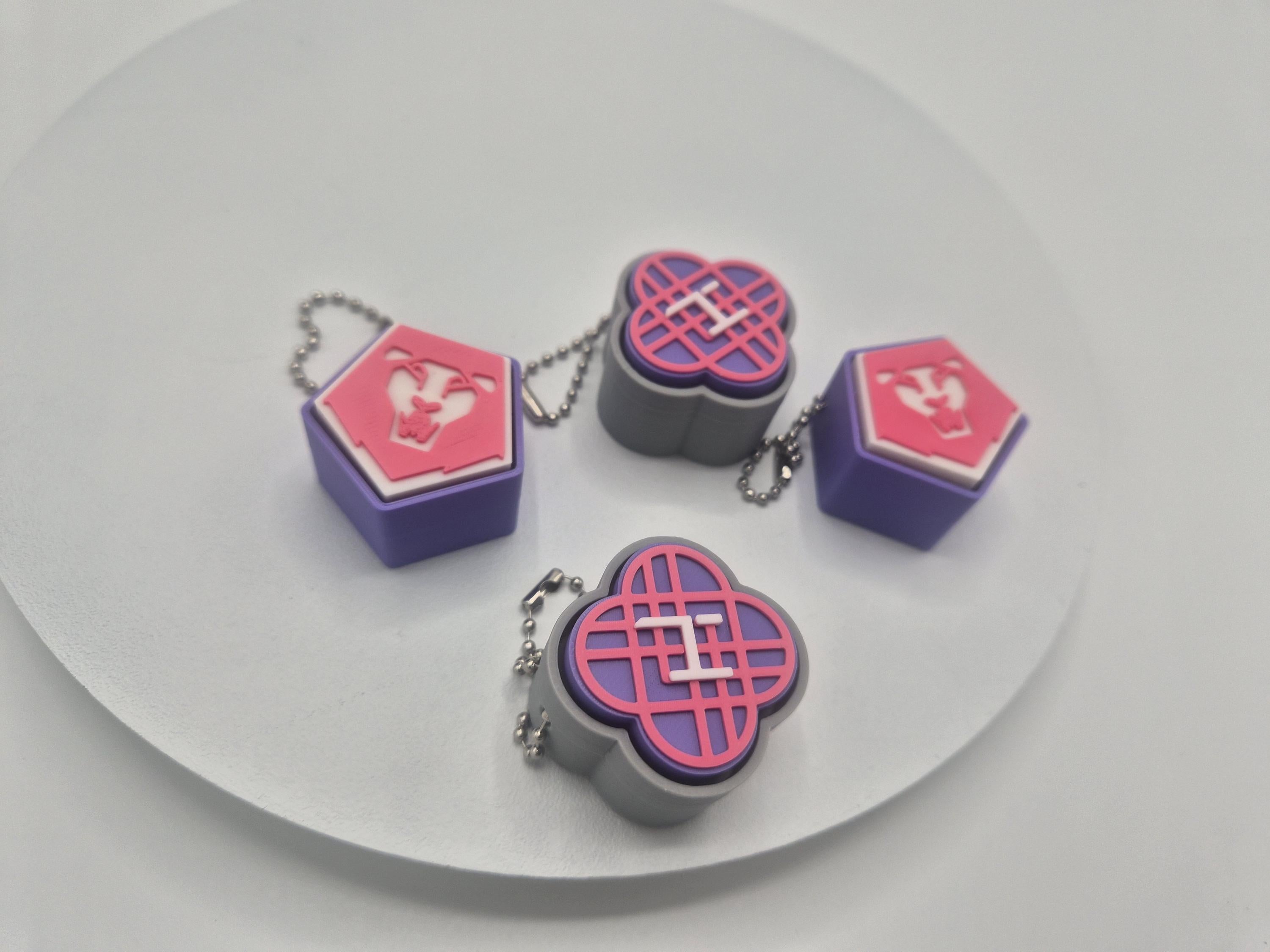 Huntrix & Saja Boys Fidget Clickers Keychains | KPop Demon Hunters